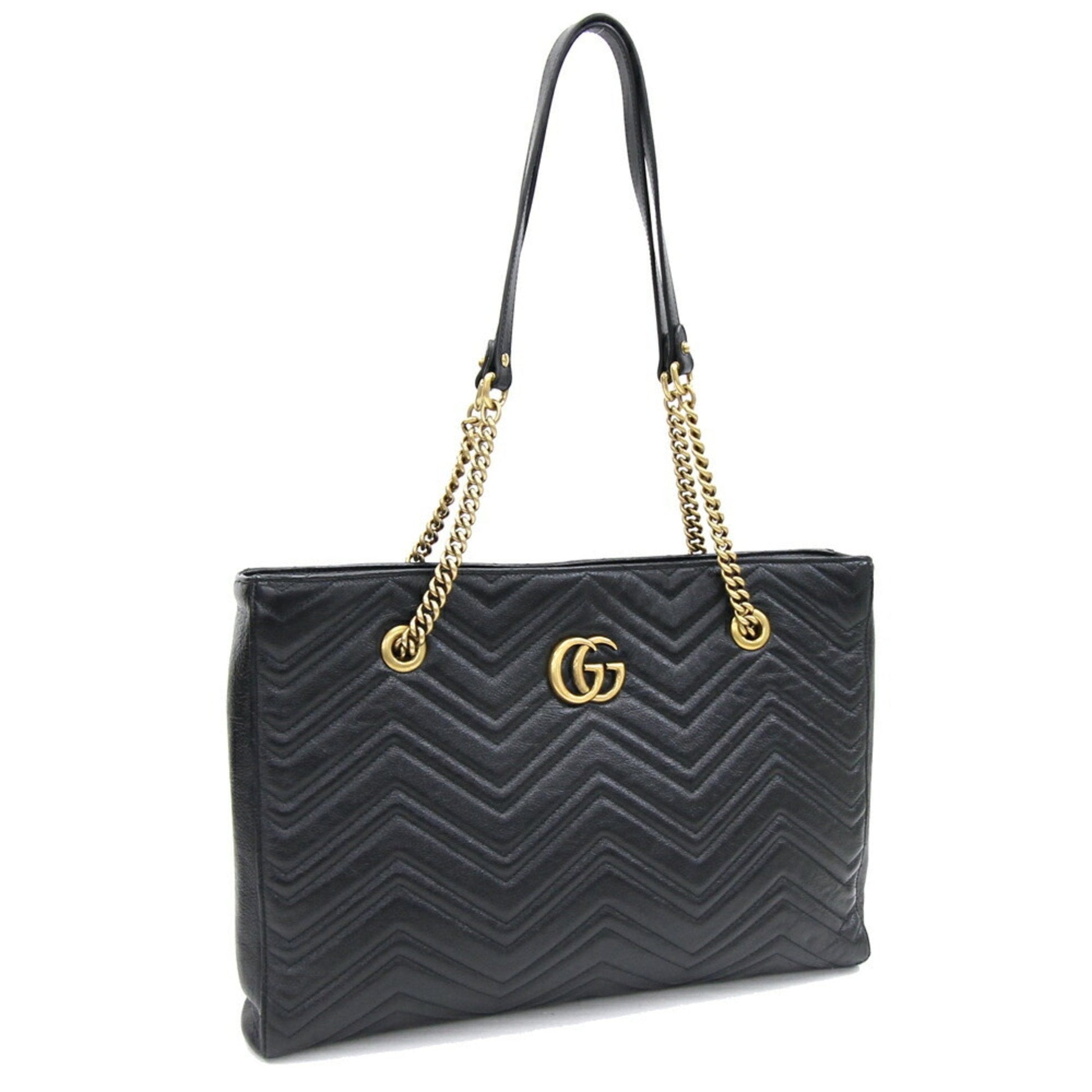 Gucci Lou Chain Leather Tote