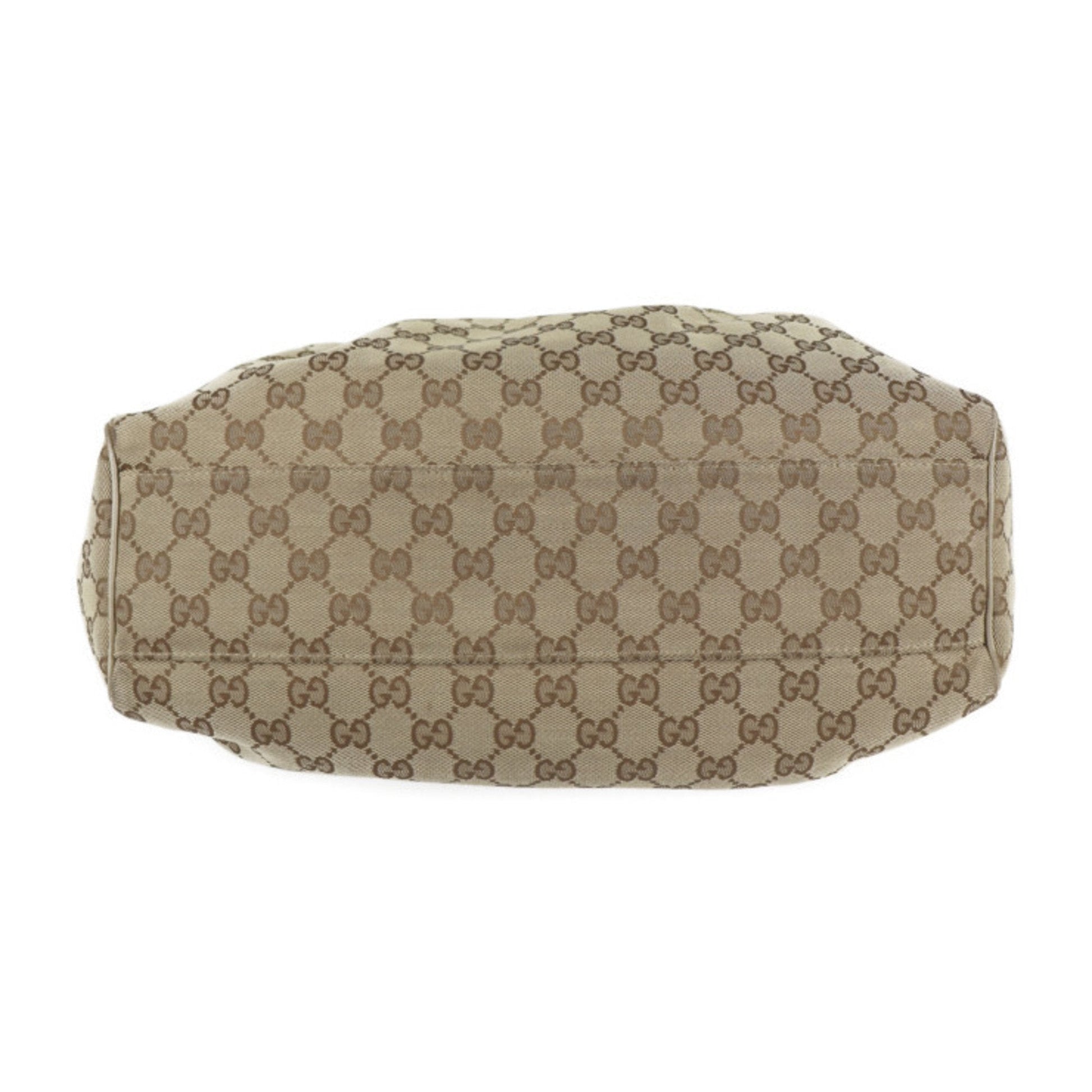 Gucci Lou Leather Canvas Tote