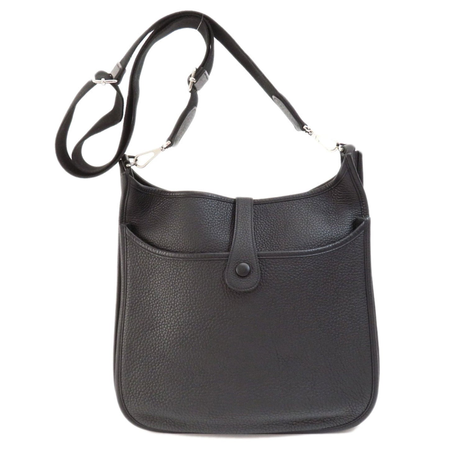 Hermes Evelyne Black Togo Leather Shoulder Bag ( )