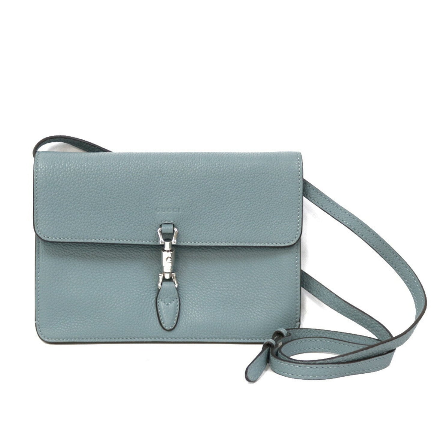 Gucci Blue Leather Shoulder Bag Style 2