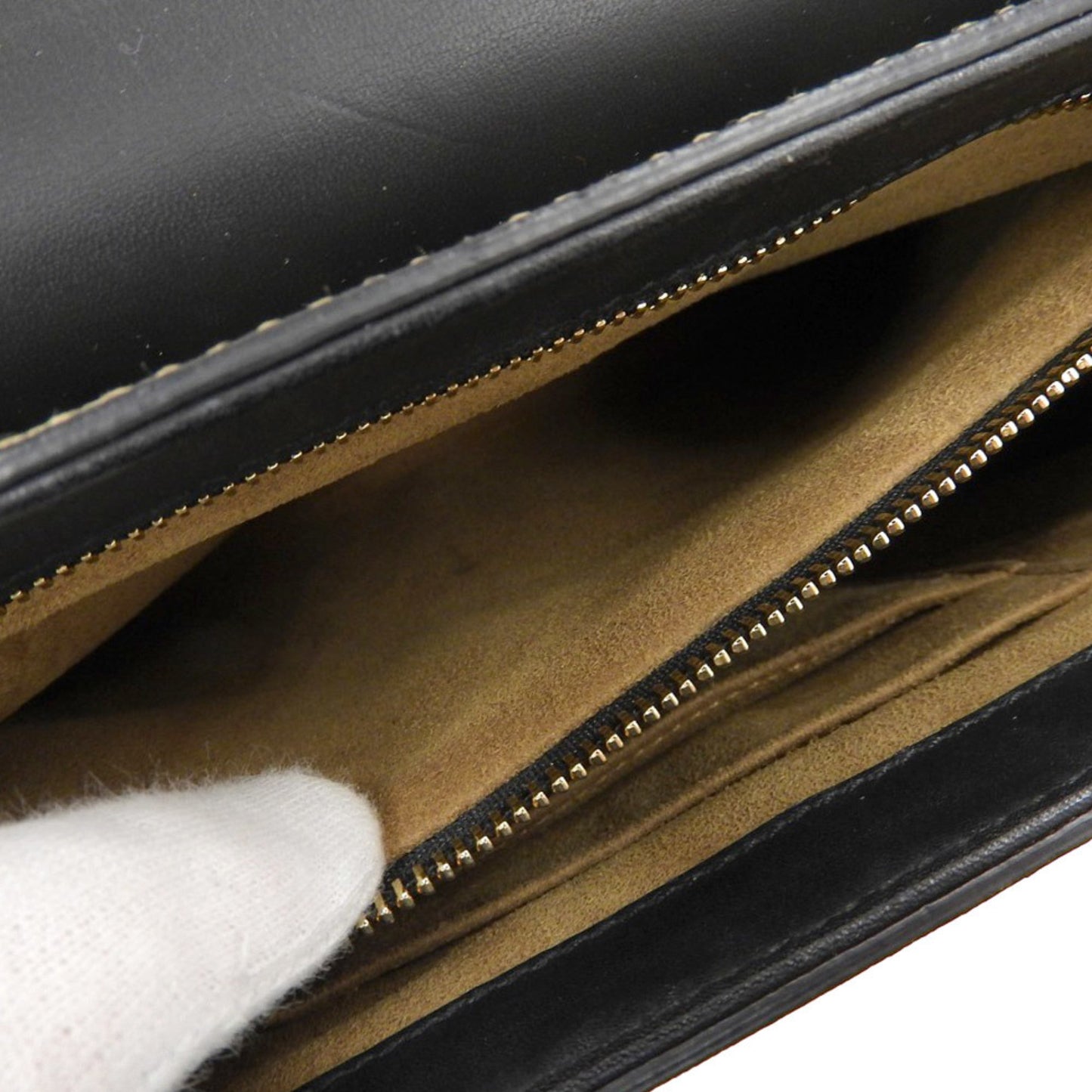 Gucci Lou Leather Canvas Shoulder Bag