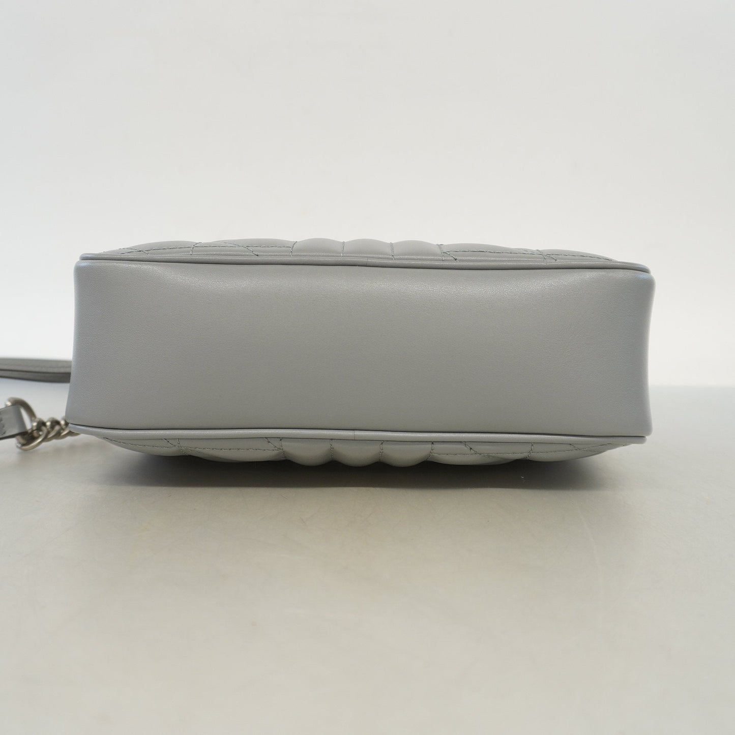 Gucci GG Marmont Grey Leather Shoulder Bag