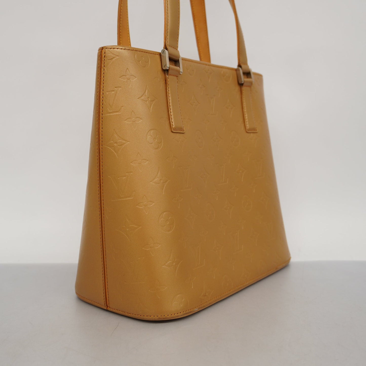 Louis VuittonAuth Monogram Mat Stockton Women's Tote Bag Ambre