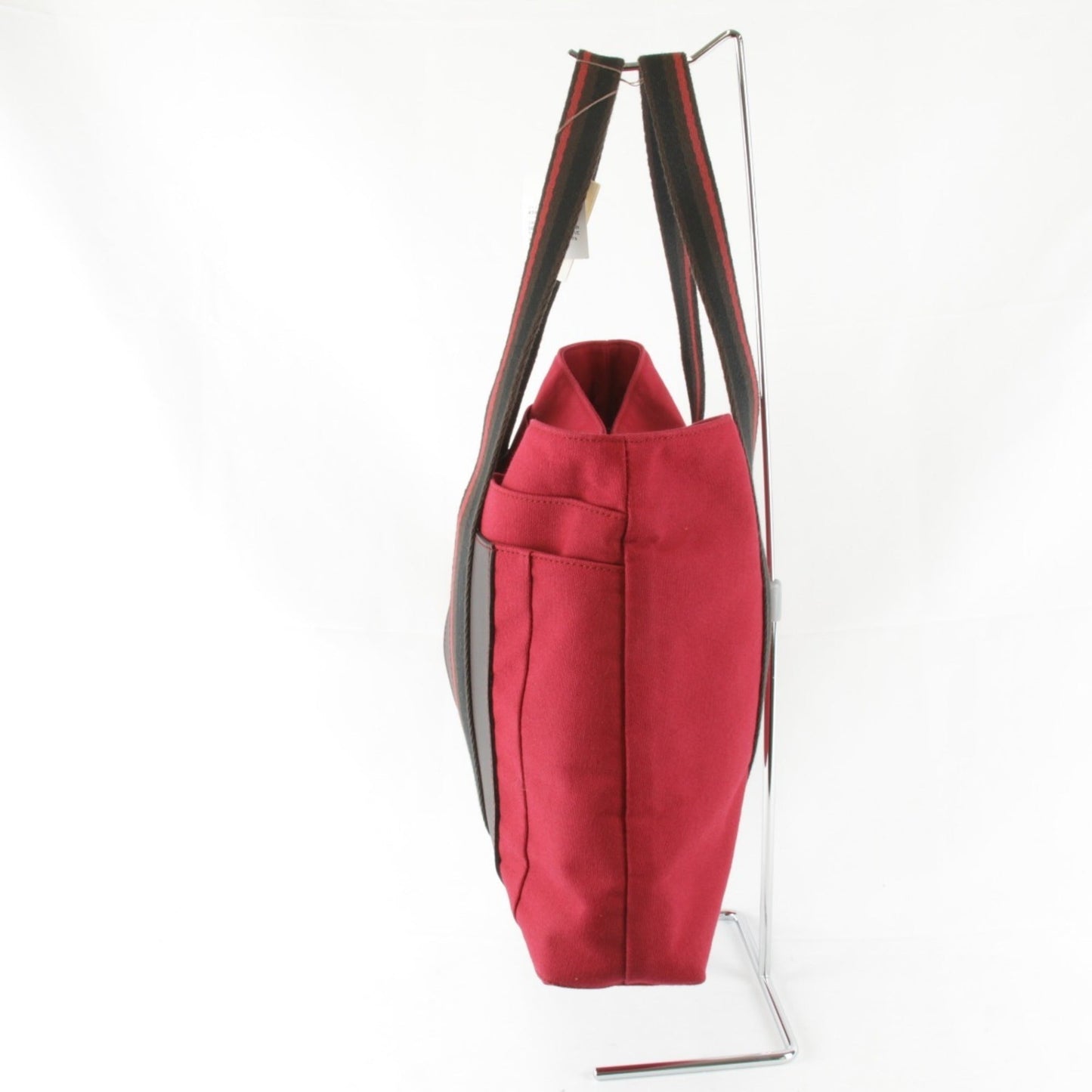 Hermes Canvas Leather Tote Bag ( )
