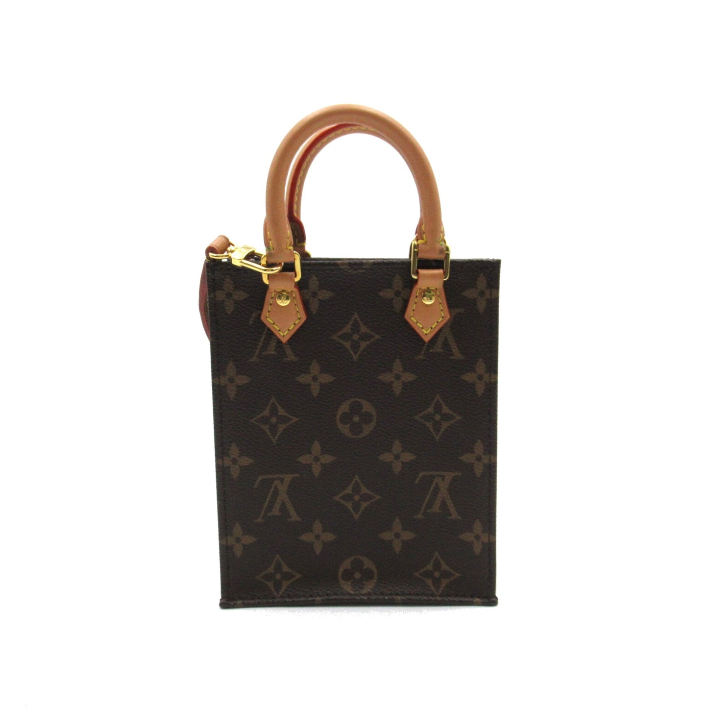 Louis Vuitton Petit Sac Plat Brown Monogram PVC coated canvas Handbag