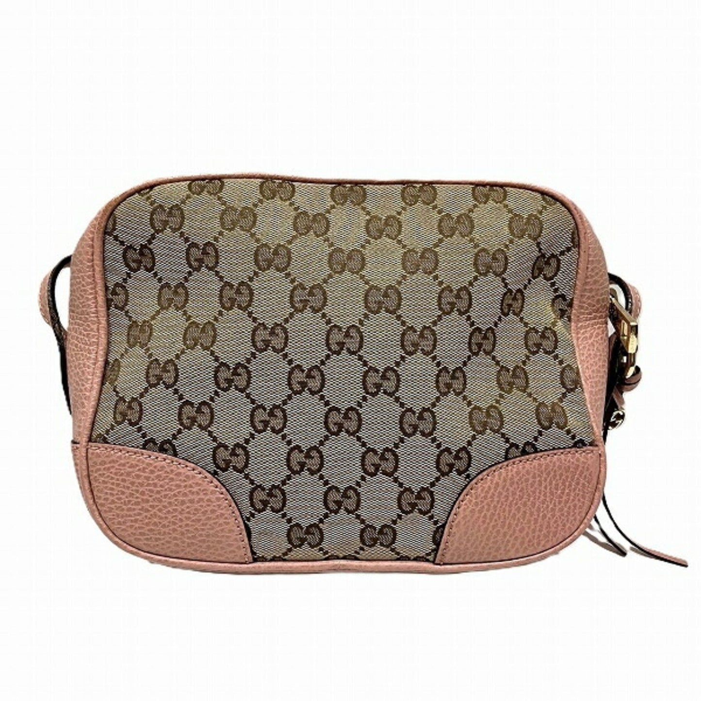 Gucci Leather Canvas Shoulder Bag