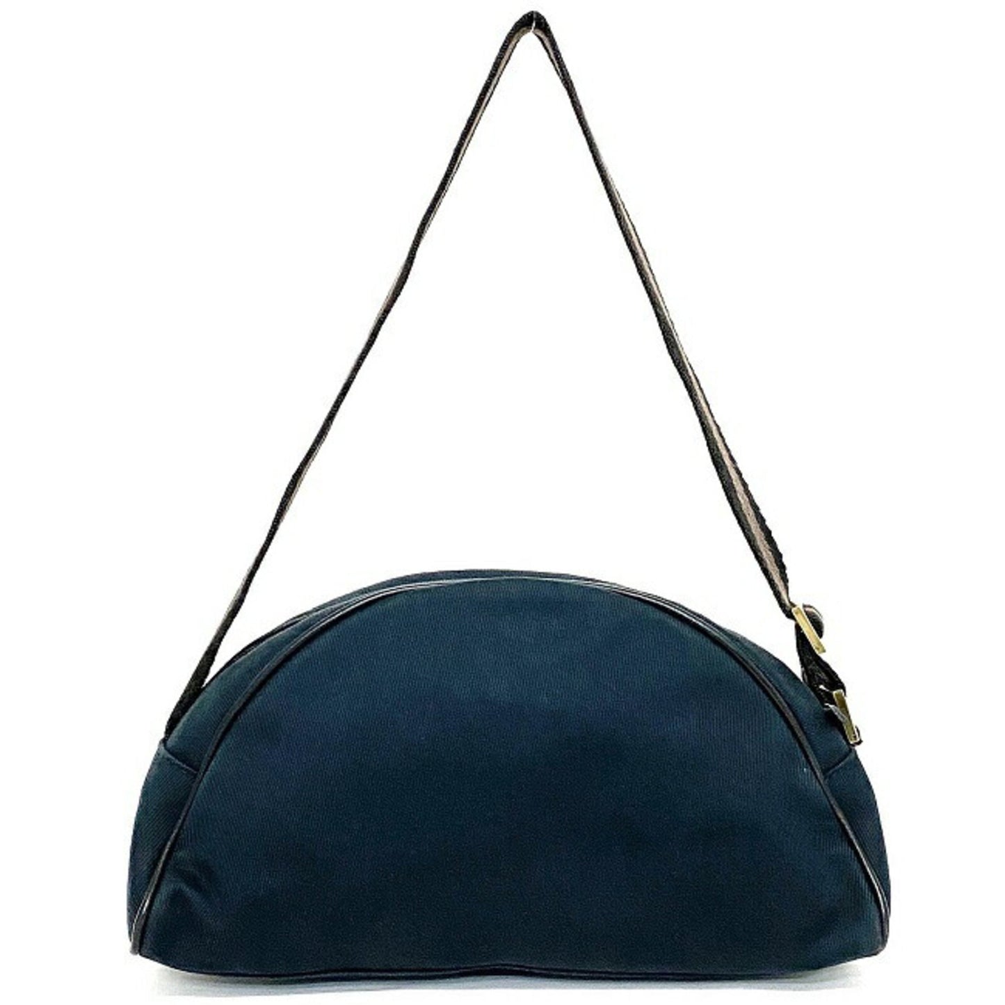 Gucci Black Leather Canvas Shoulder Bag Style 3
