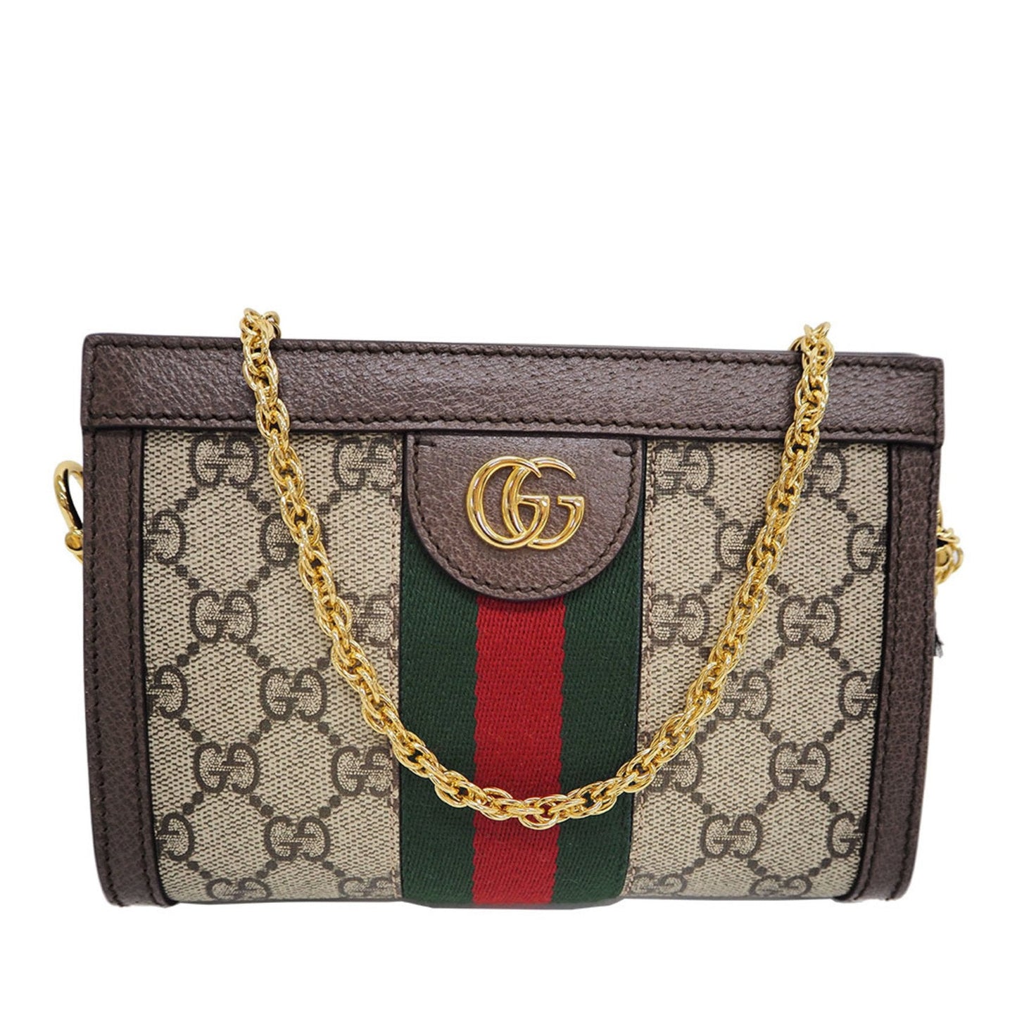 Gucci GG Supreme Beige Canvas Shoulder Bag
