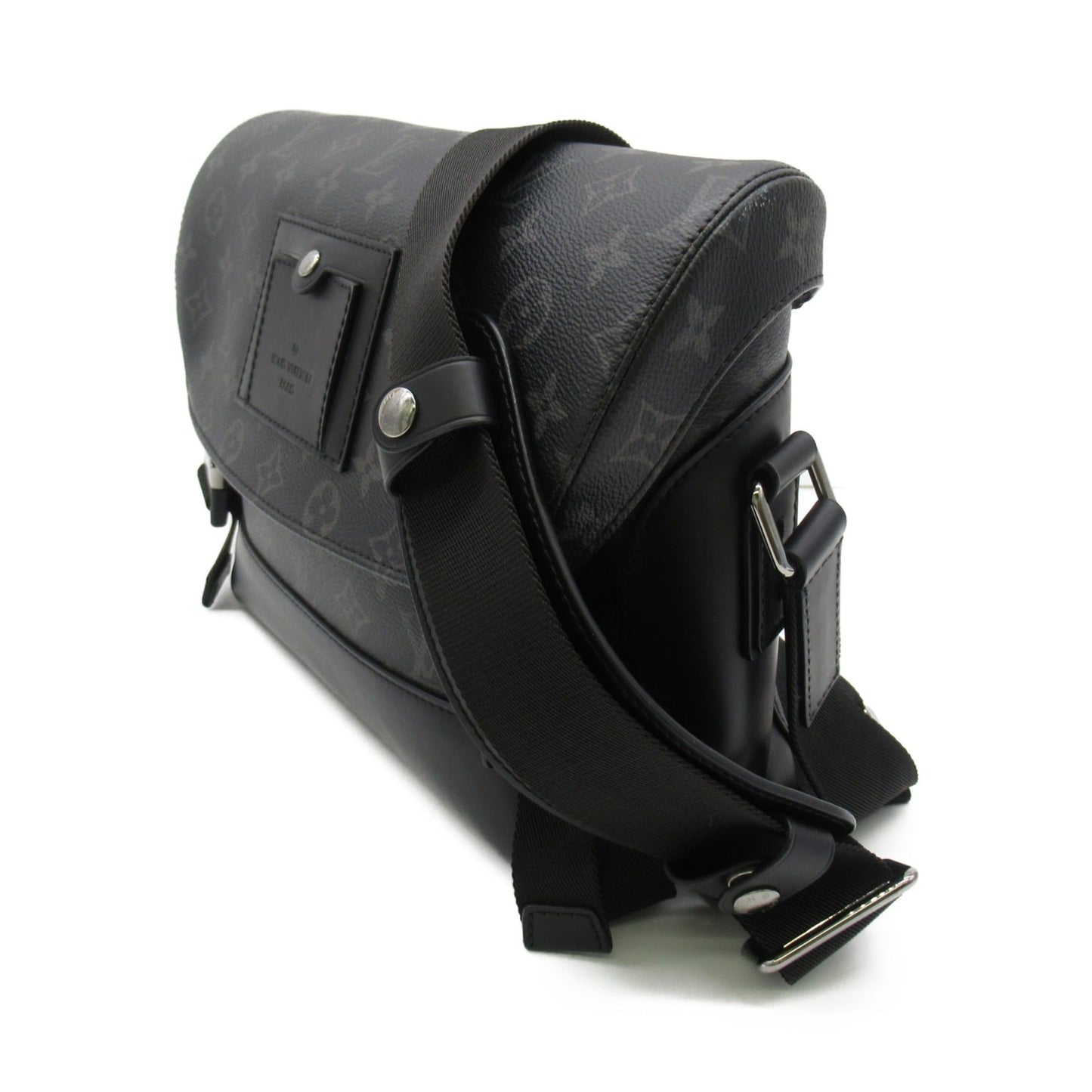 LOUIS VUITTON Messenger voyage PM Black Monogram eclipse PVC coated canvas Handbag