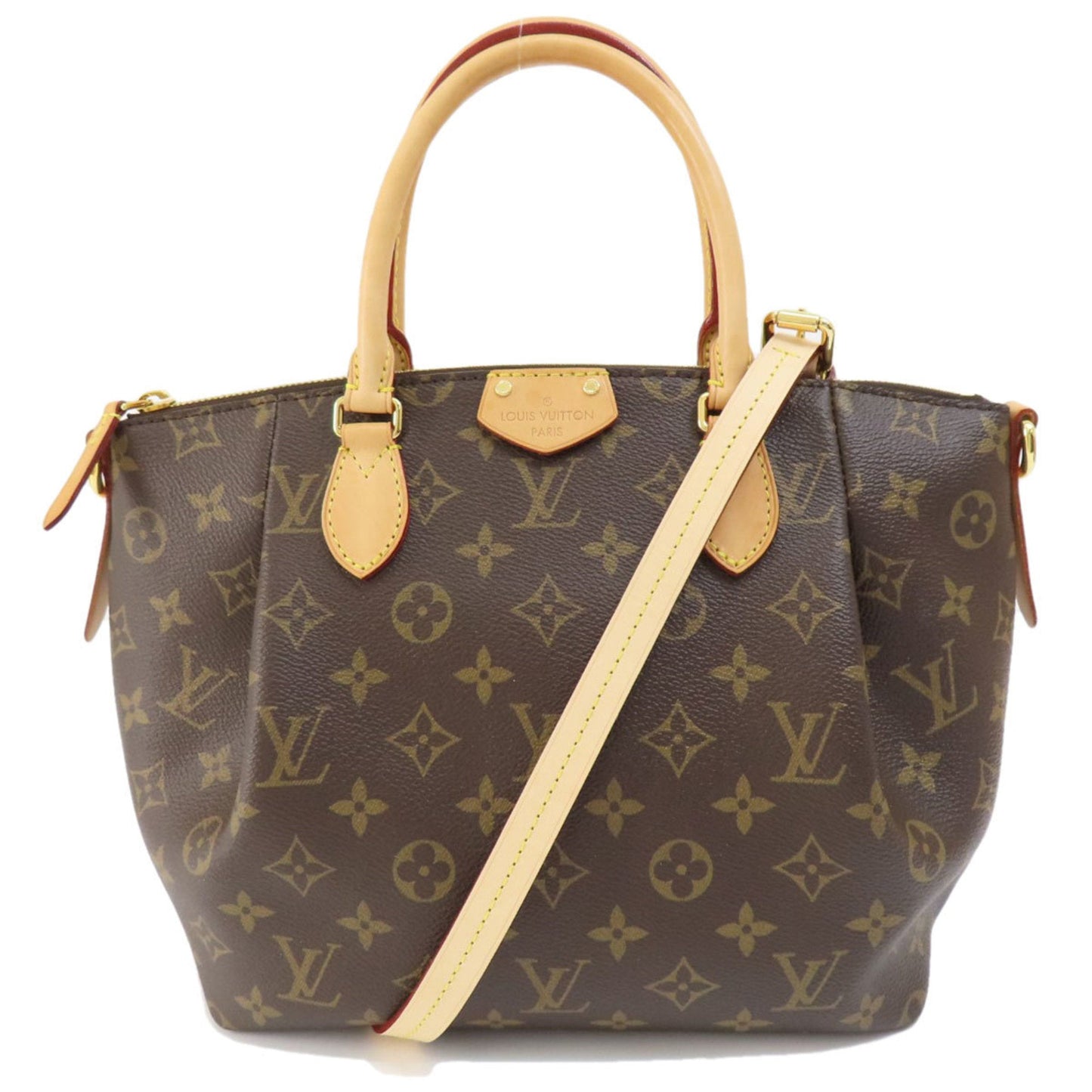 LOUIS VUITTON Turen PM Monogram Handbag Canvas Women's