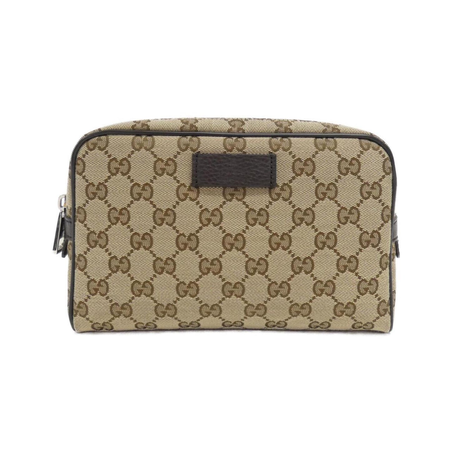 Gucci Leather Canvas Handbag