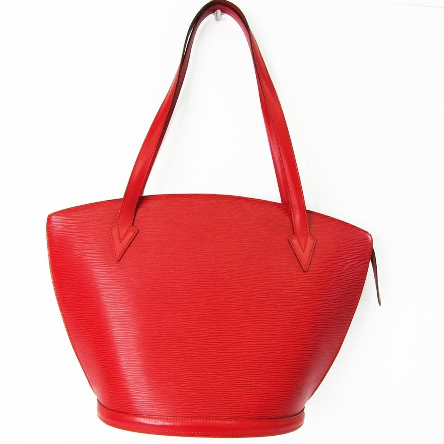 Louis Vuitton Epi Saint Jacques Shopping Women's Shoulder Bag Castilian Red