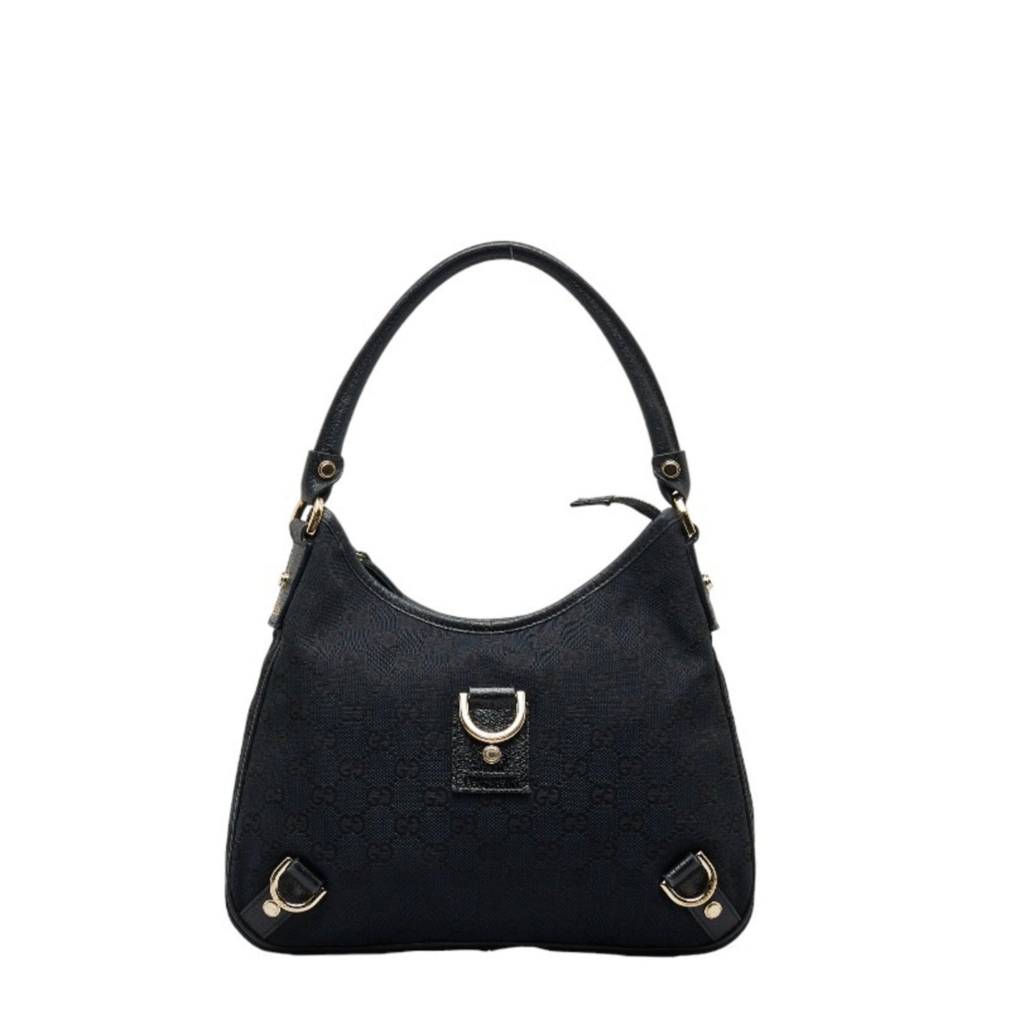 Gucci Leather Canvas Shoulder Bag