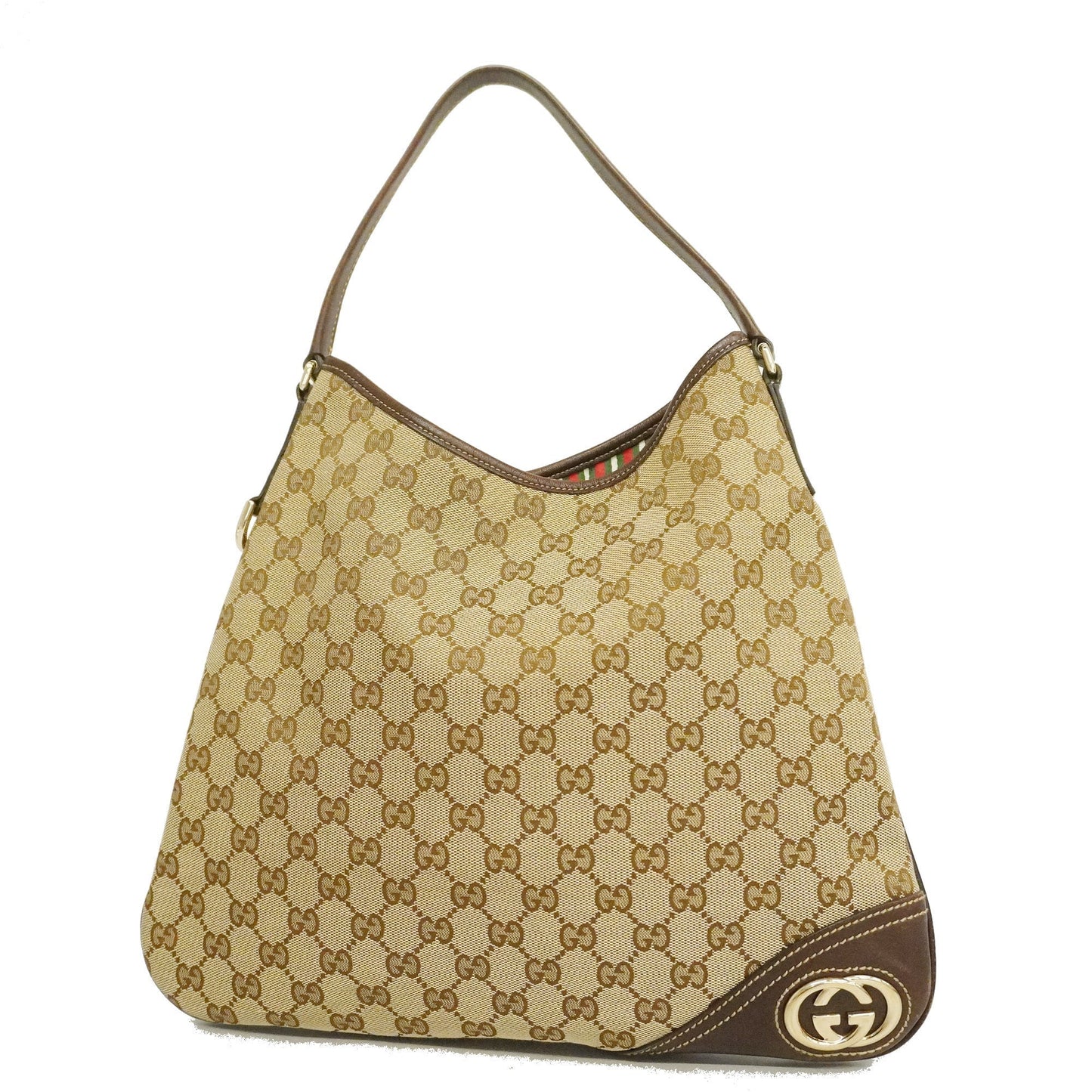Gucci Leather Canvas Tote