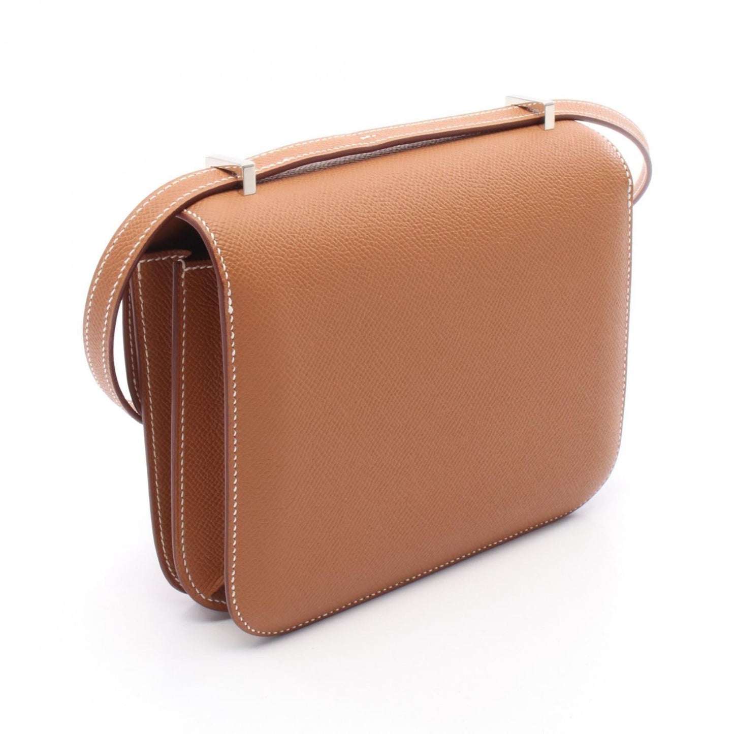 Hermes Brown Epsom Leather Leather Shoulder Bag ( )