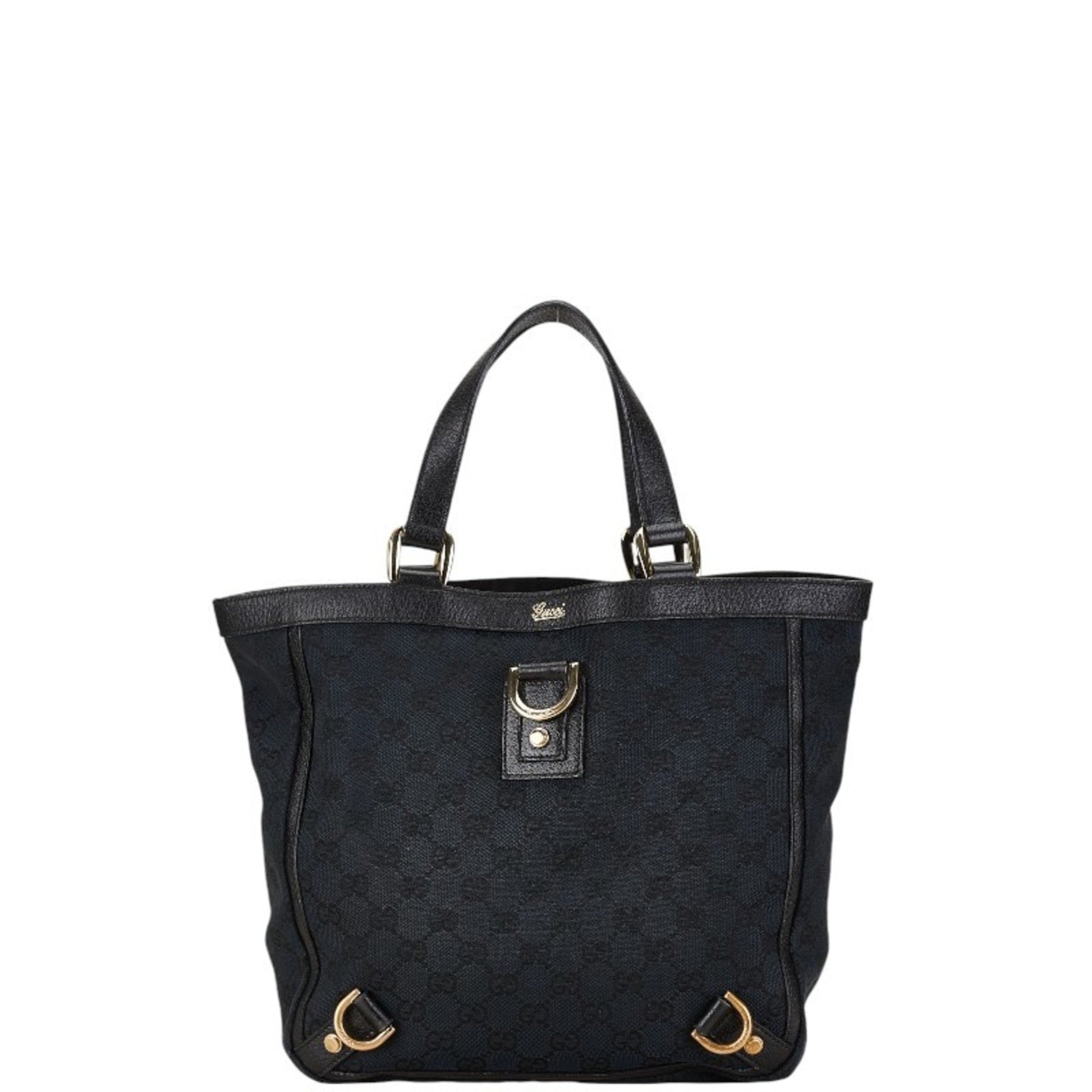 Gucci Leather Canvas Tote