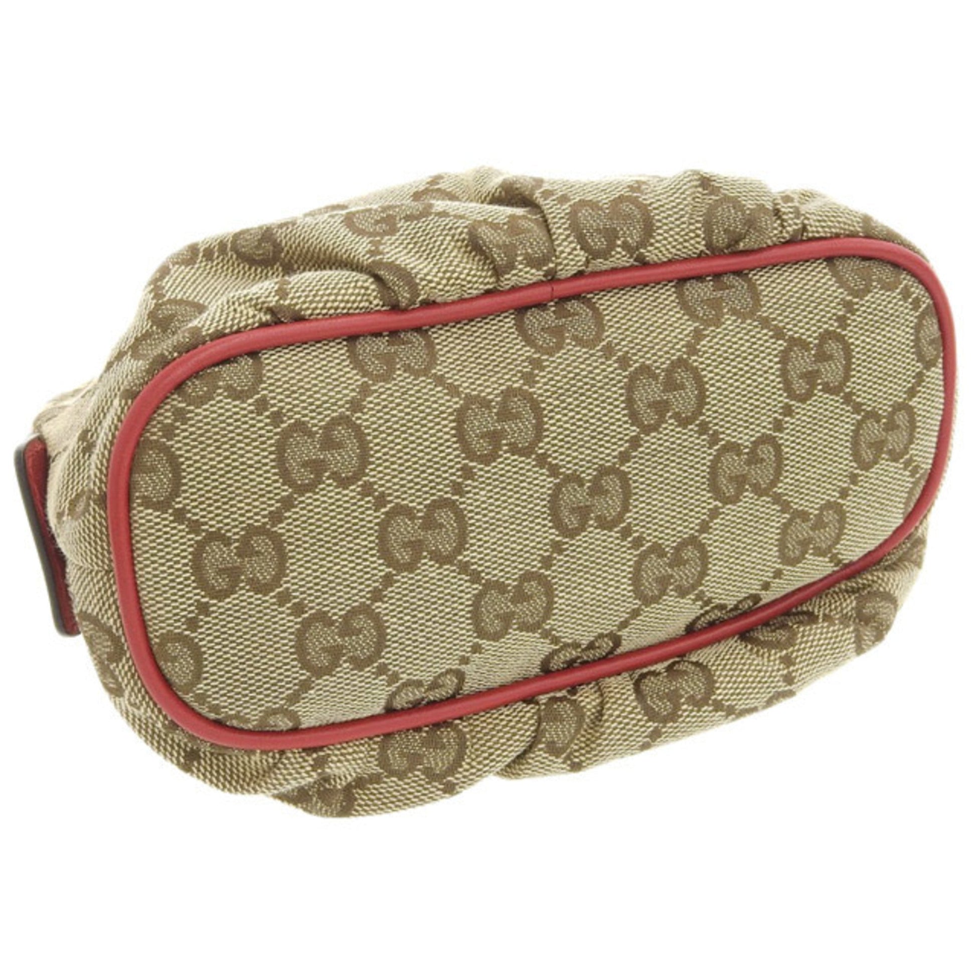 Gucci Lou Leather Canvas Clutch