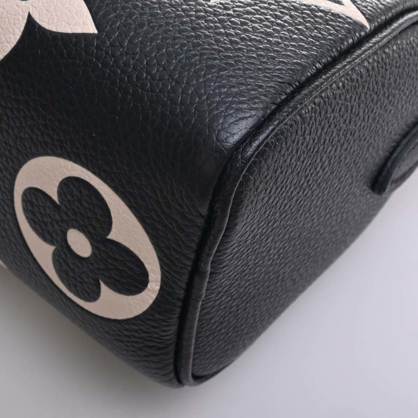 LOUIS VUITTON Empreinte Bicolor Nano Handbag Black Ladies
