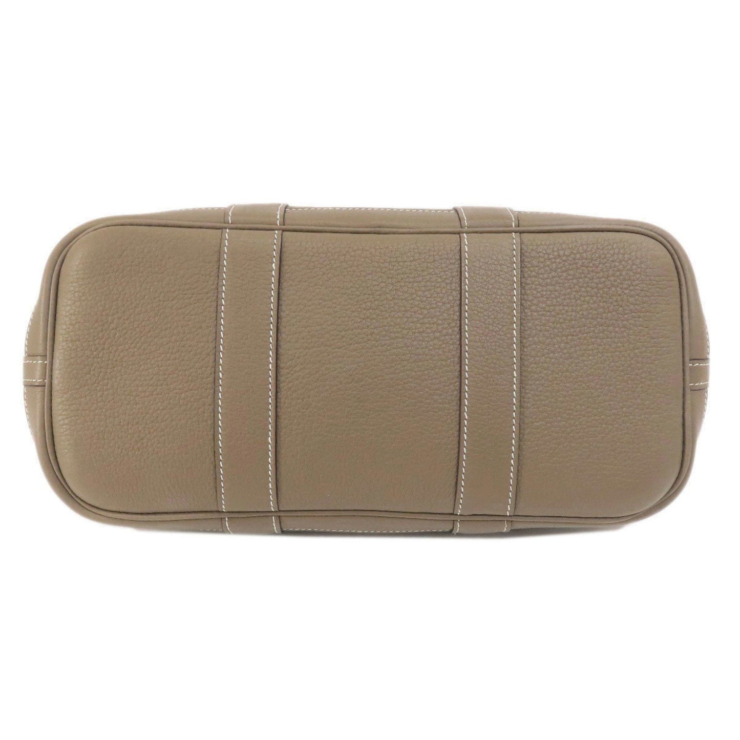 Hermes Garden Etoupe Gray Country Leather Handbag ( )