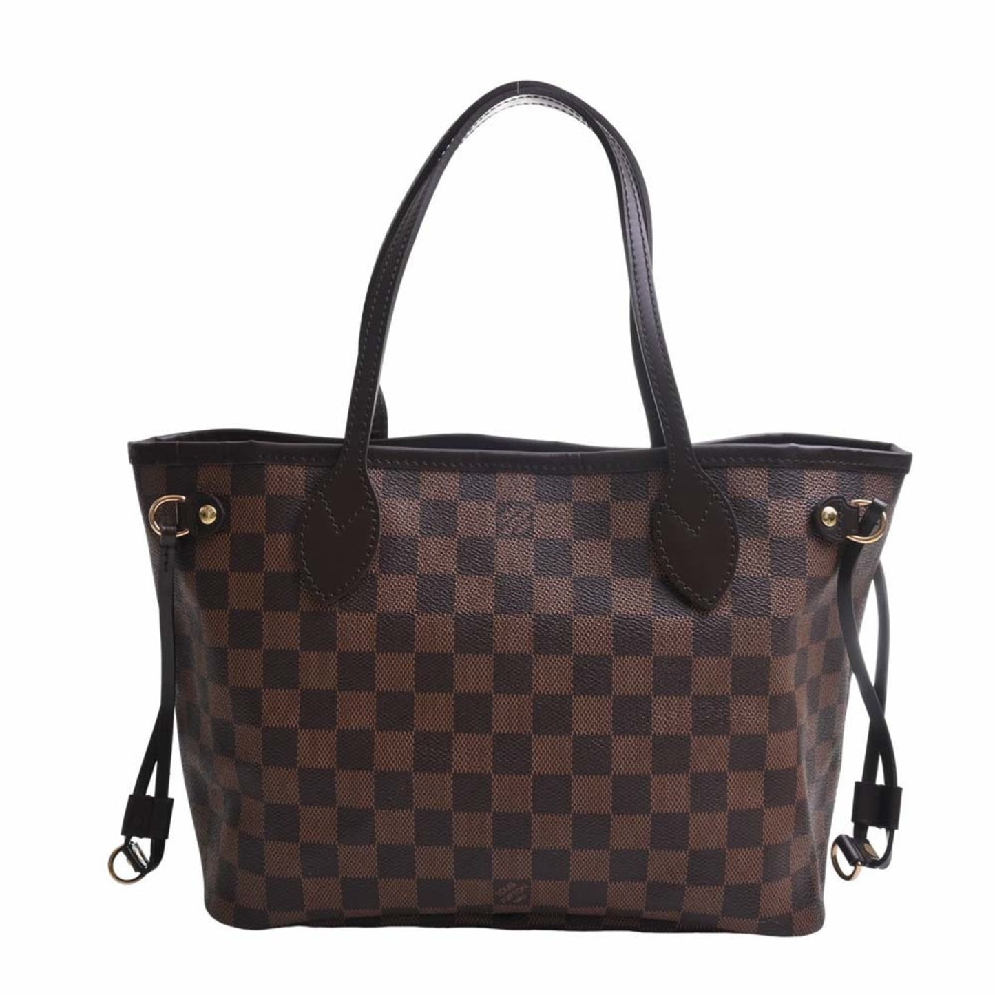 LOUIS VUITTON Damier Neverfull PM Tote Bag Brown Women's