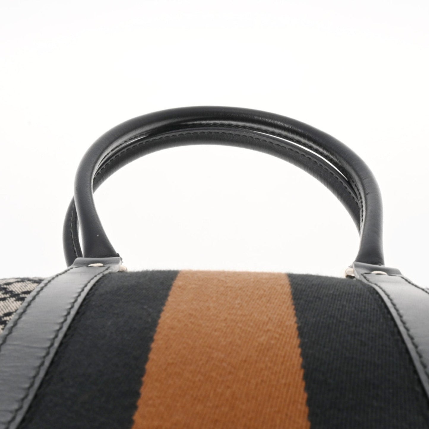 Gucci Lou Leather Canvas Tote