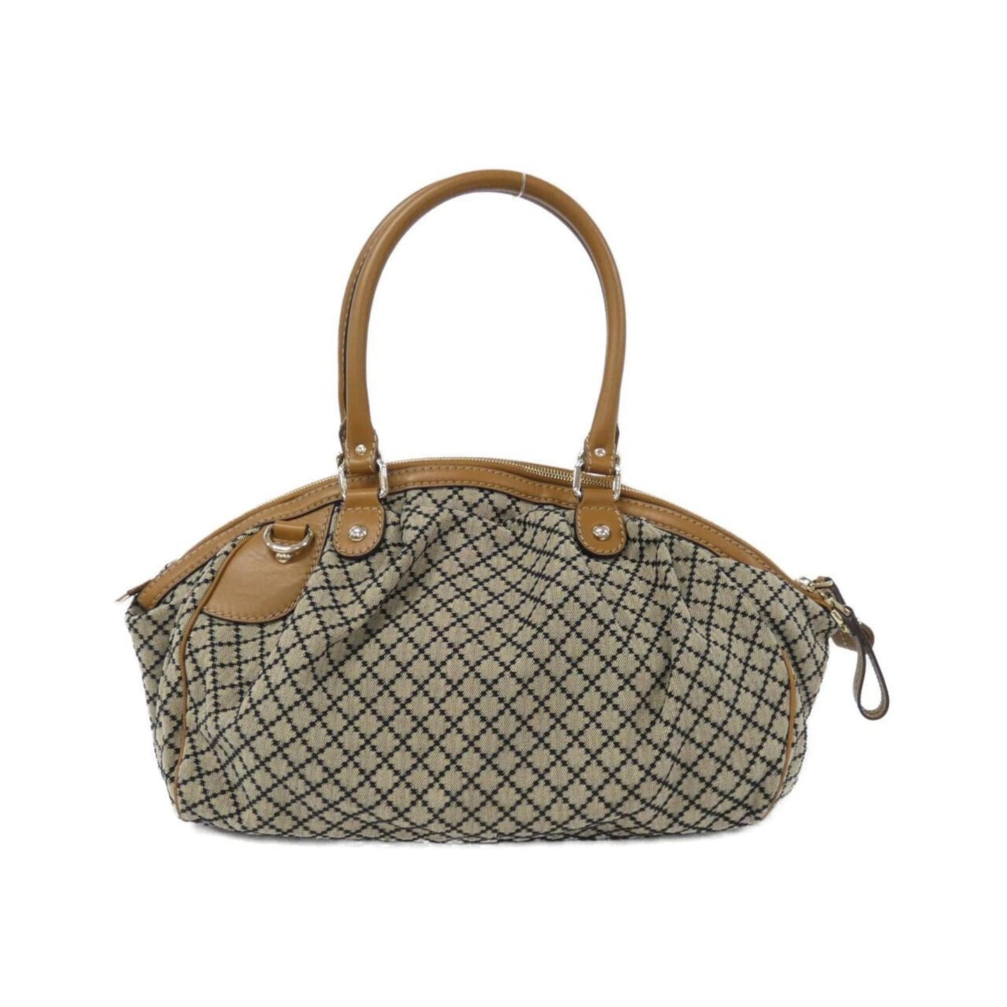Gucci Leather Canvas Shoulder Bag