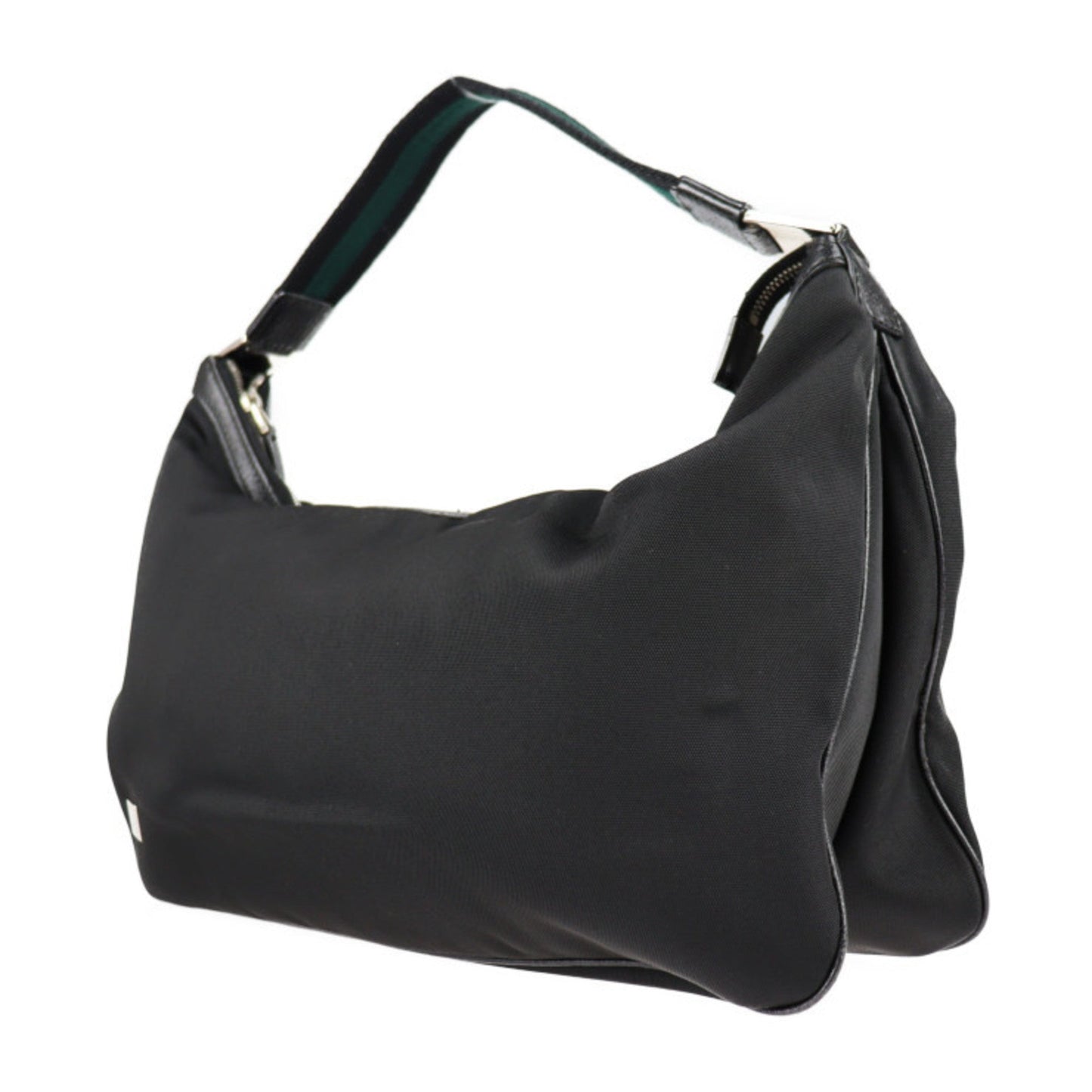 Gucci Lou Nylon Leather Canvas Shoulder Bag