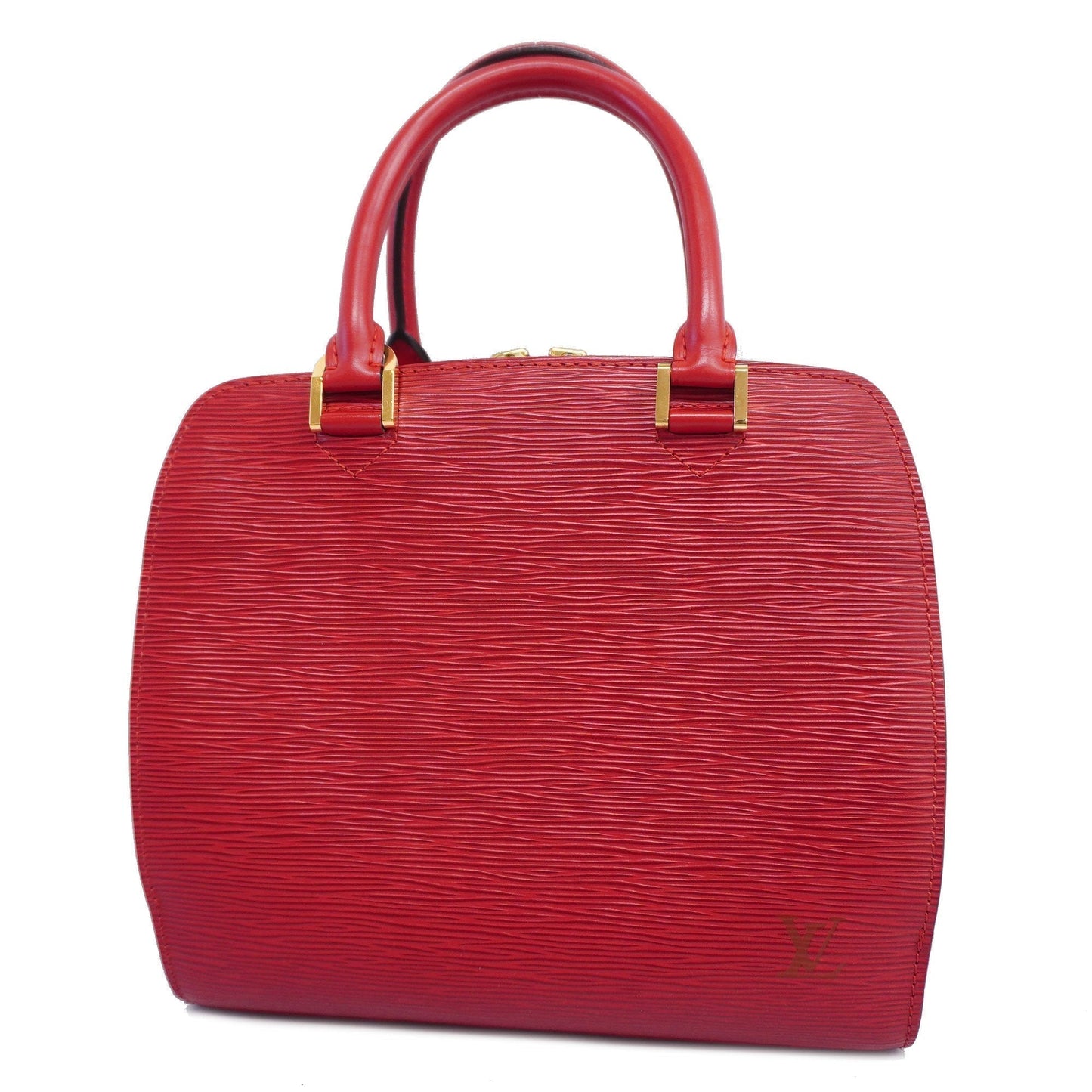 Louis VuittonAuth Epi Pont Neuf Women's Handbag Castilian Red