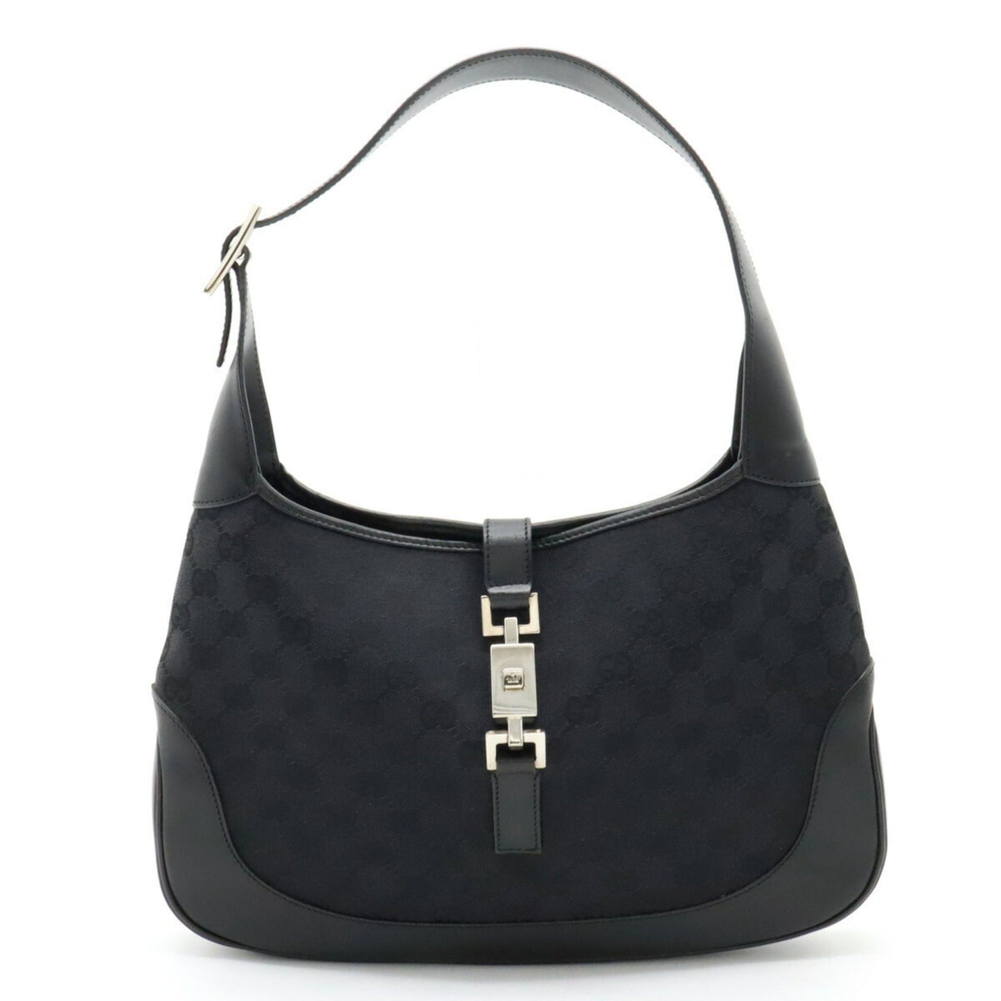 Gucci Leather Canvas Shoulder Bag