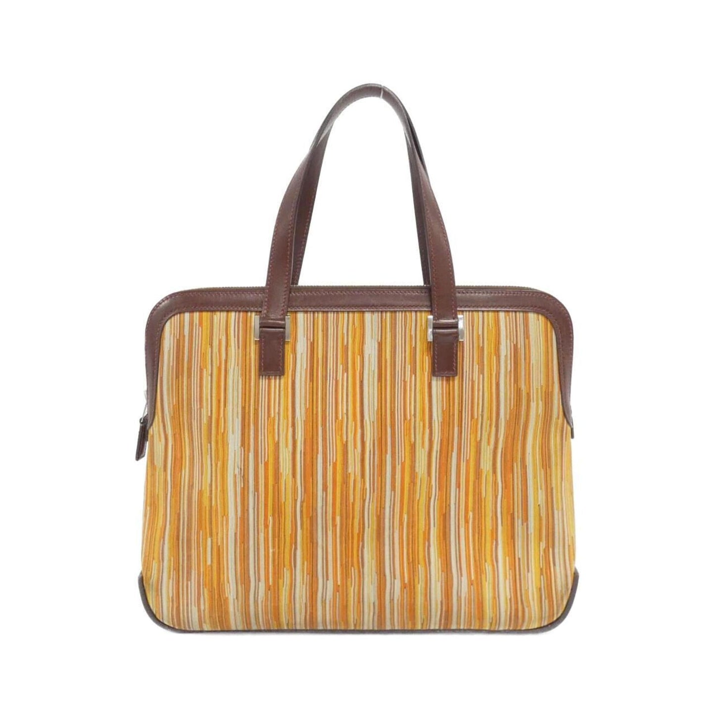 Hermes Havane Orange Box Calf Leather Handbag ( )