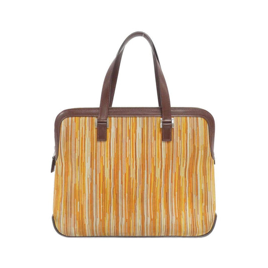Hermes Havane Orange Box Calf Leather Handbag ( )