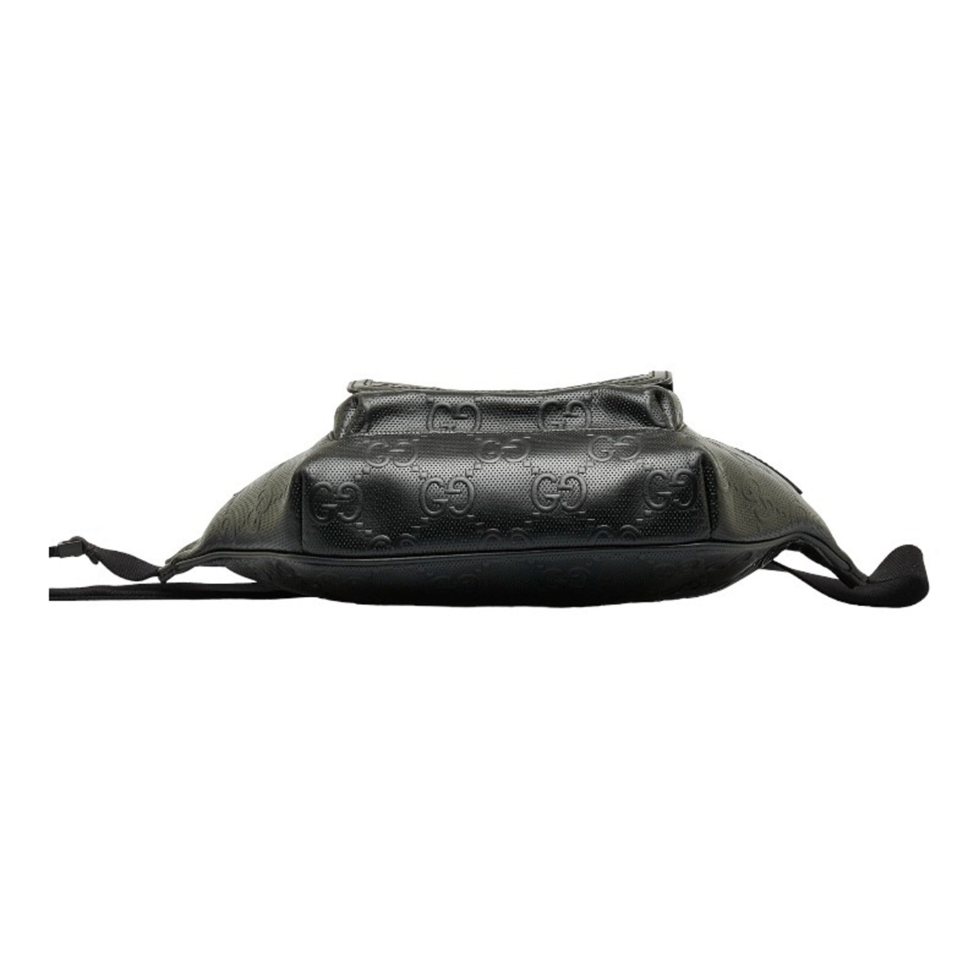 Gucci Leather Canvas Shoulder Bag