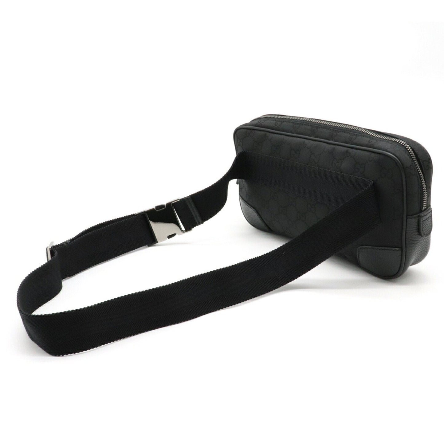 Gucci Lou Nylon Leather Clutch