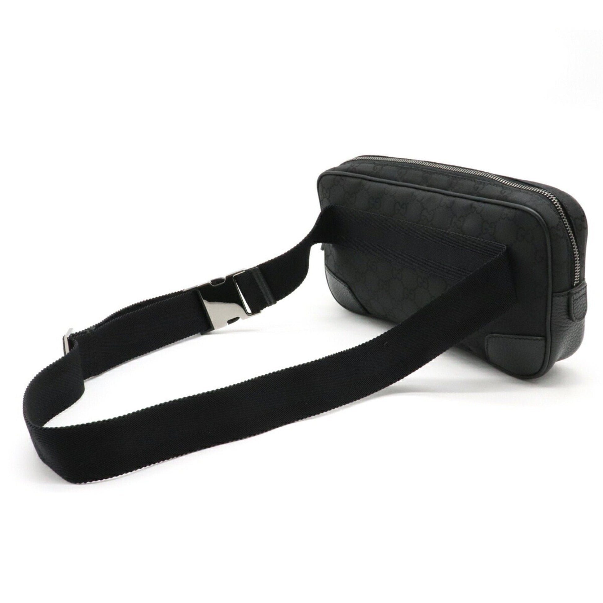 Gucci Lou Nylon Leather Clutch