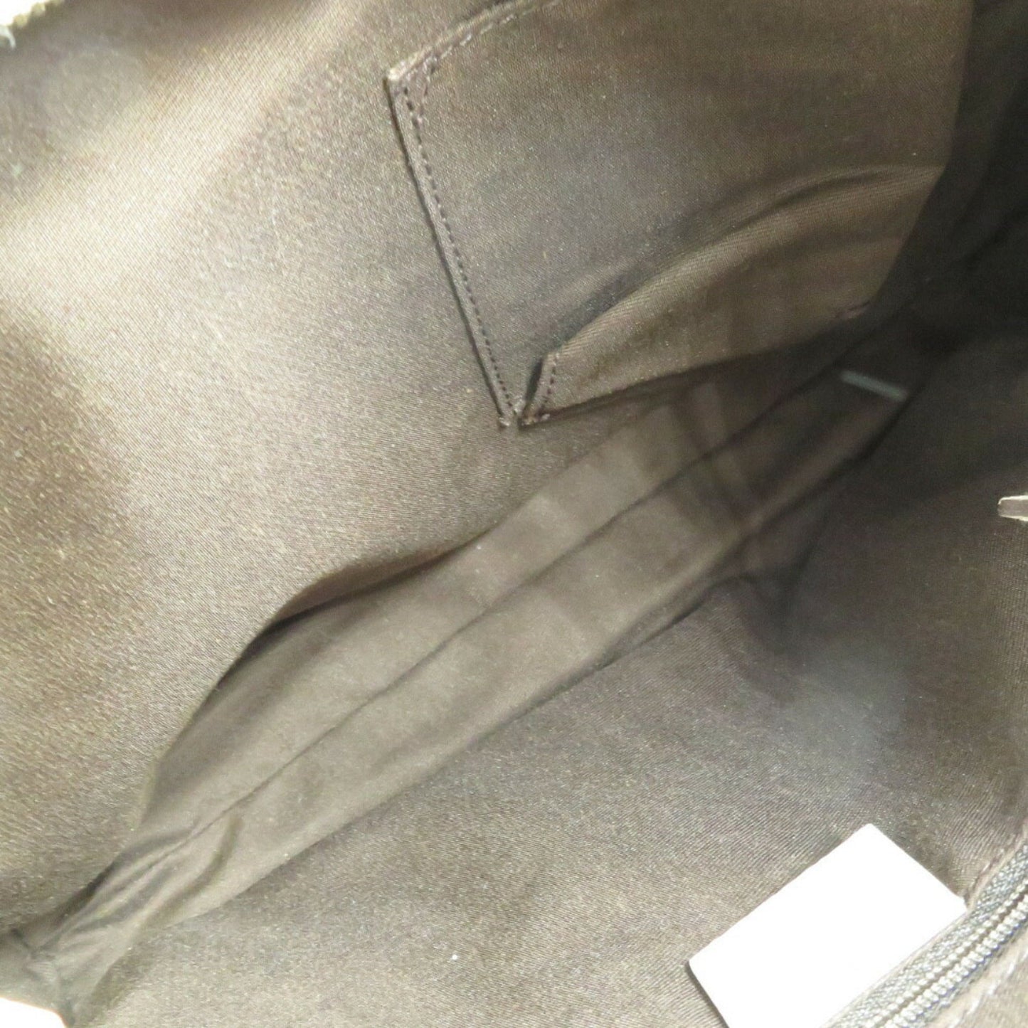 Gucci Lou Leather Canvas Shoulder Bag