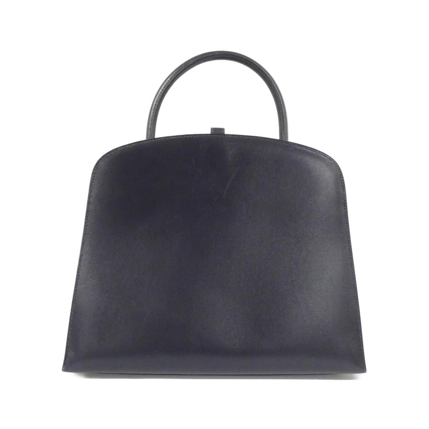 Hermes Dalvy Blue Indigo Box Calf Leather Handbag ( )