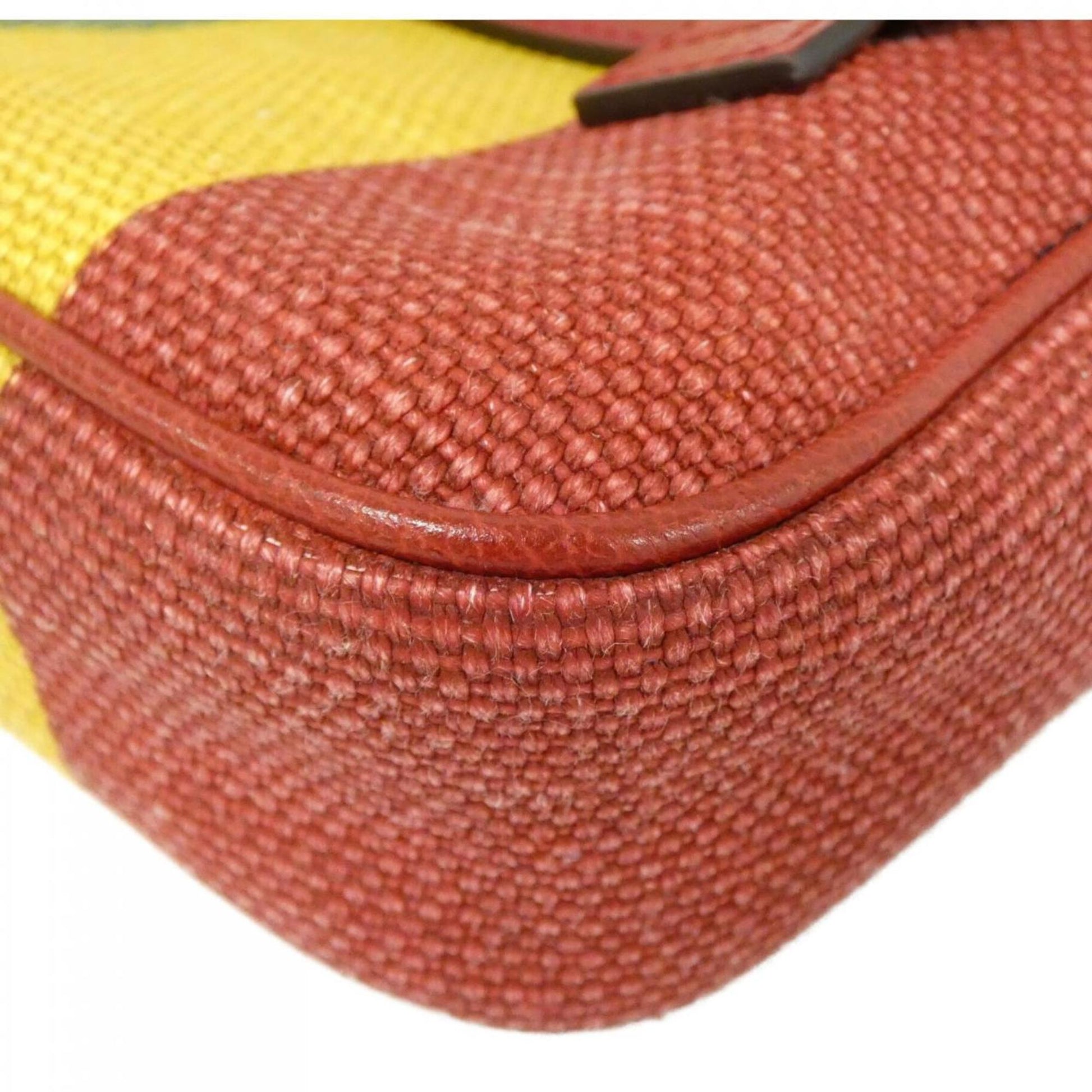 Gucci Leather Canvas Handbag