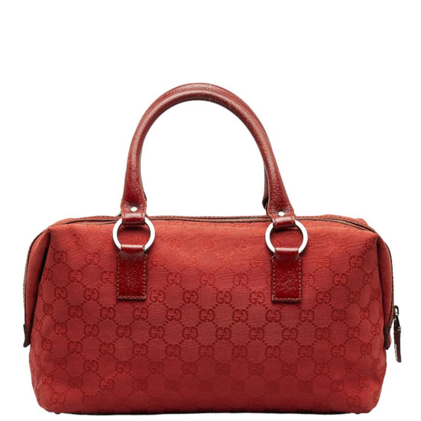 Gucci Leather Canvas Handbag