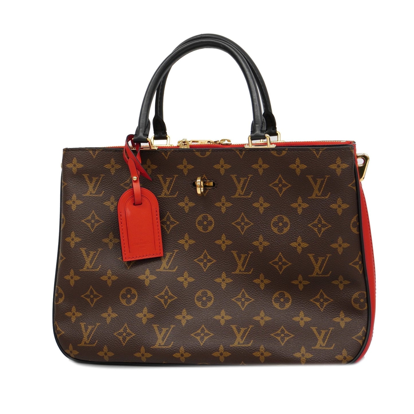 Louis VuittonAuth Monogram Mille-feuille Women's Handbag Rouge
