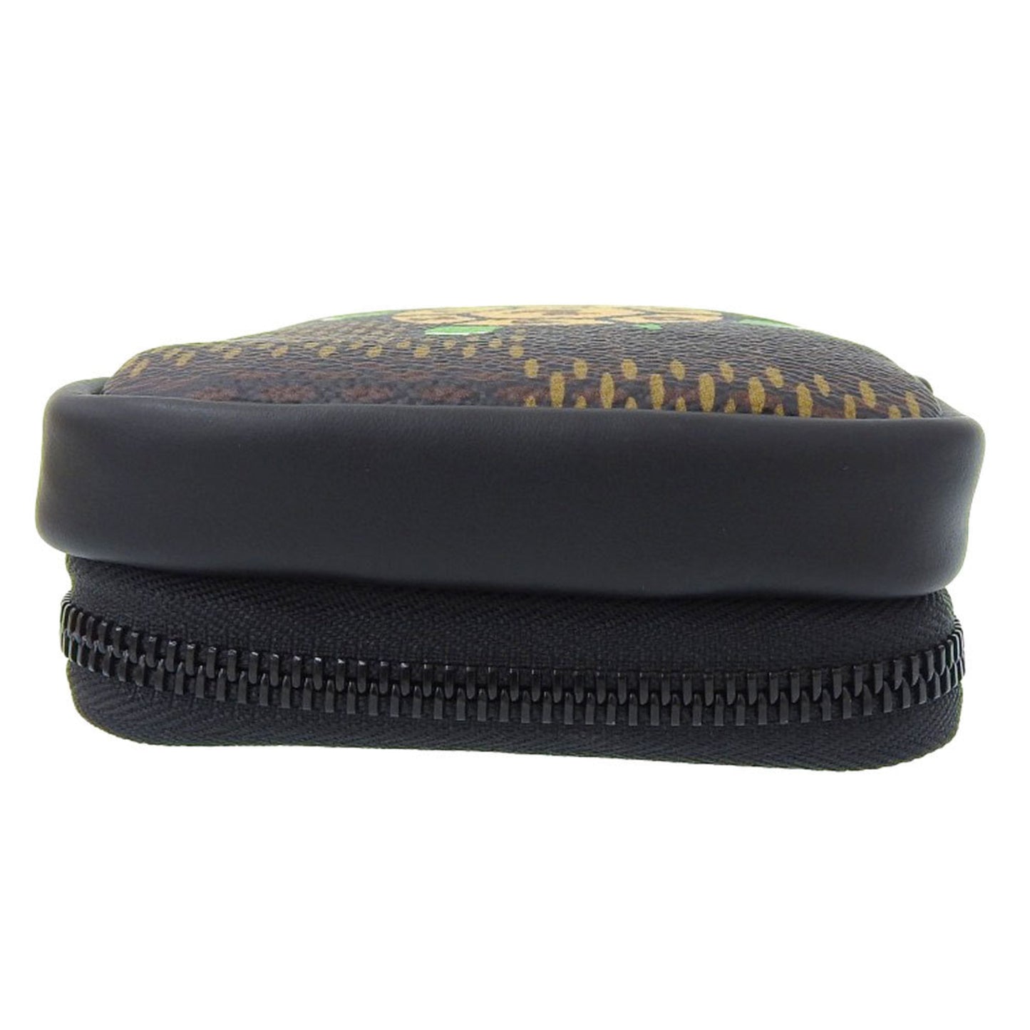 Louis Vuitton Damier Ebene Giant Double Phone Pouch Shoulder Bag Tortoise