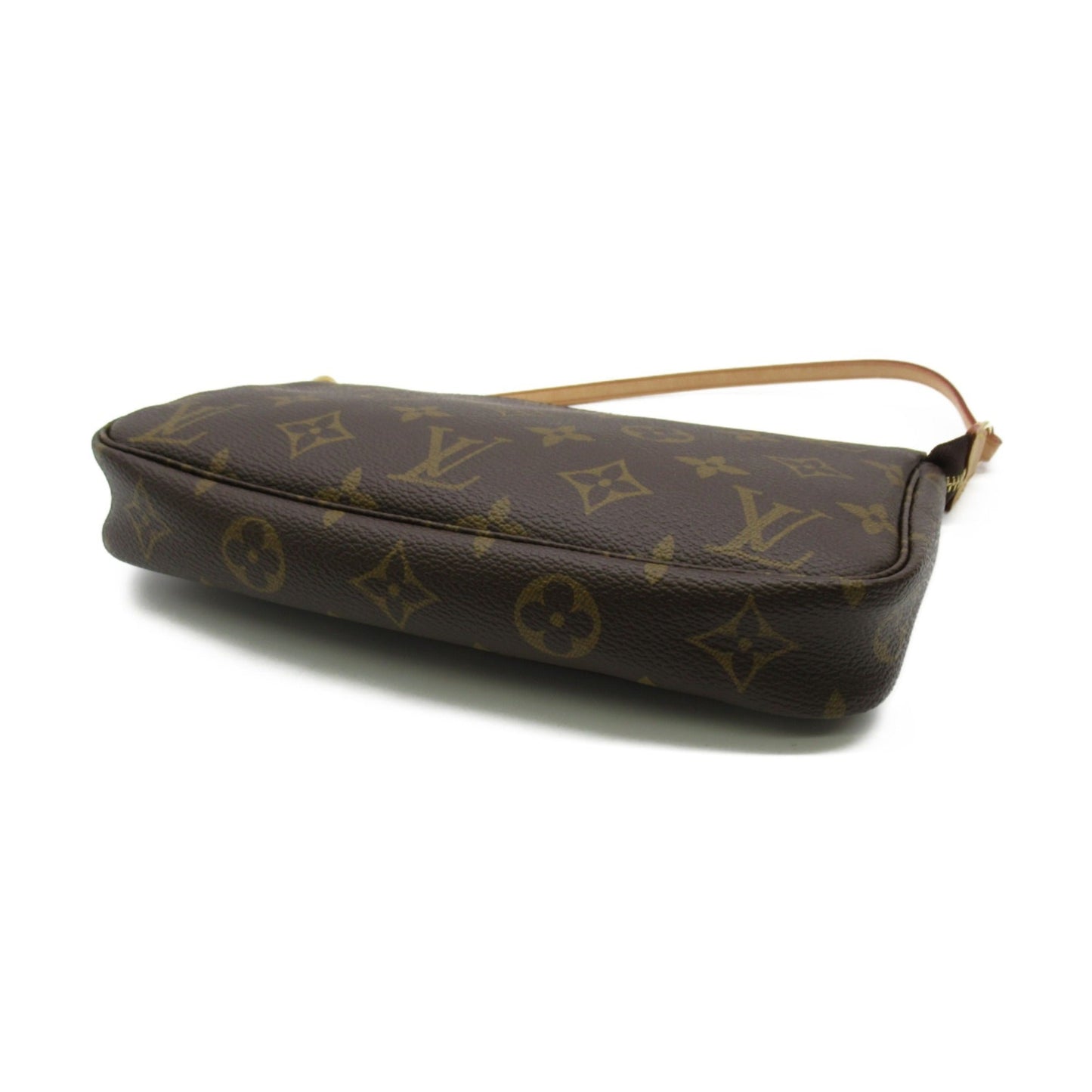 LOUIS VUITTON Pochette Accessoires Accessory Pouch Brown Monogram PVC coated canvas Clutch