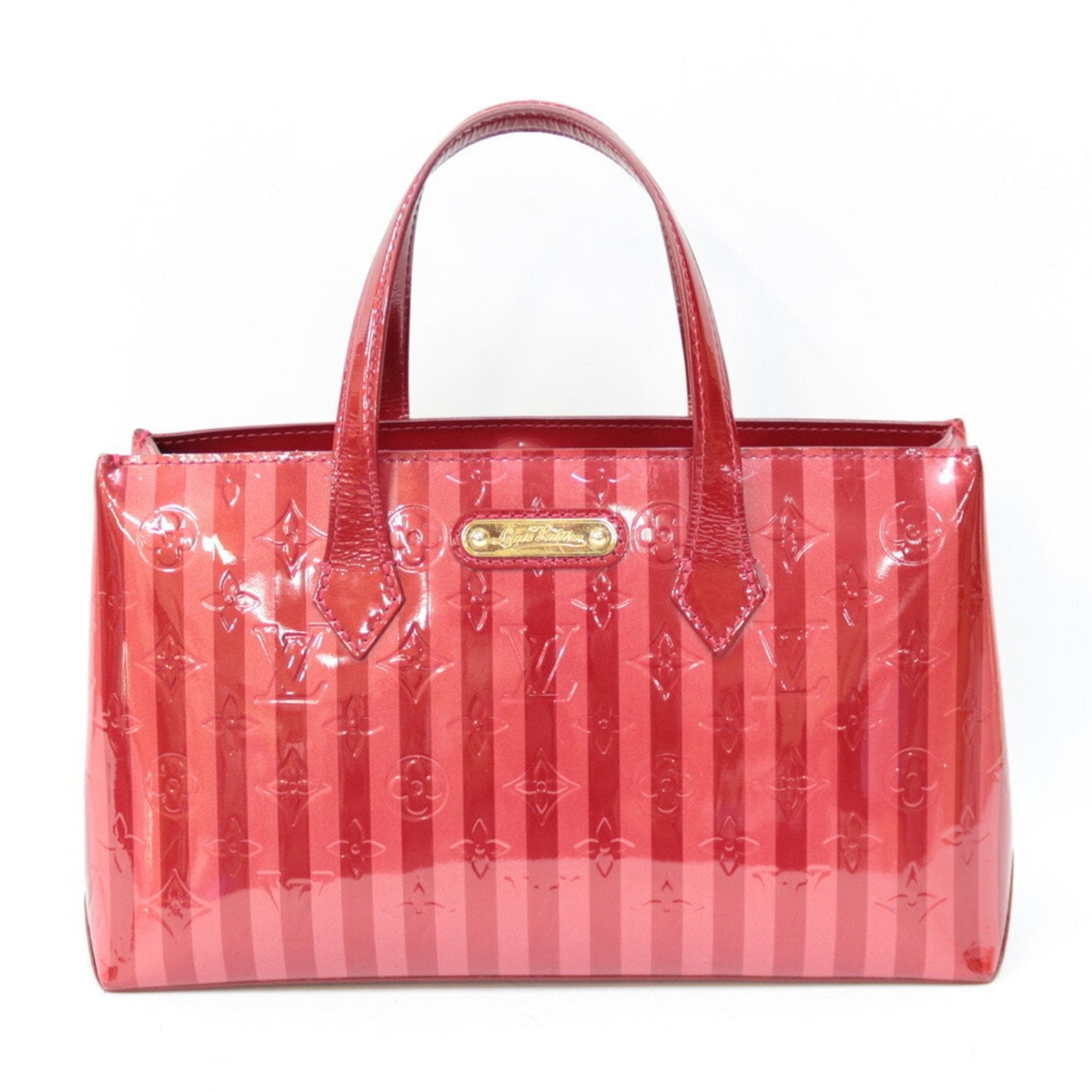 Louis Vuitton Handbag Monogram Verni Wilshire PM Rayur Pomme d'Amour Ladies