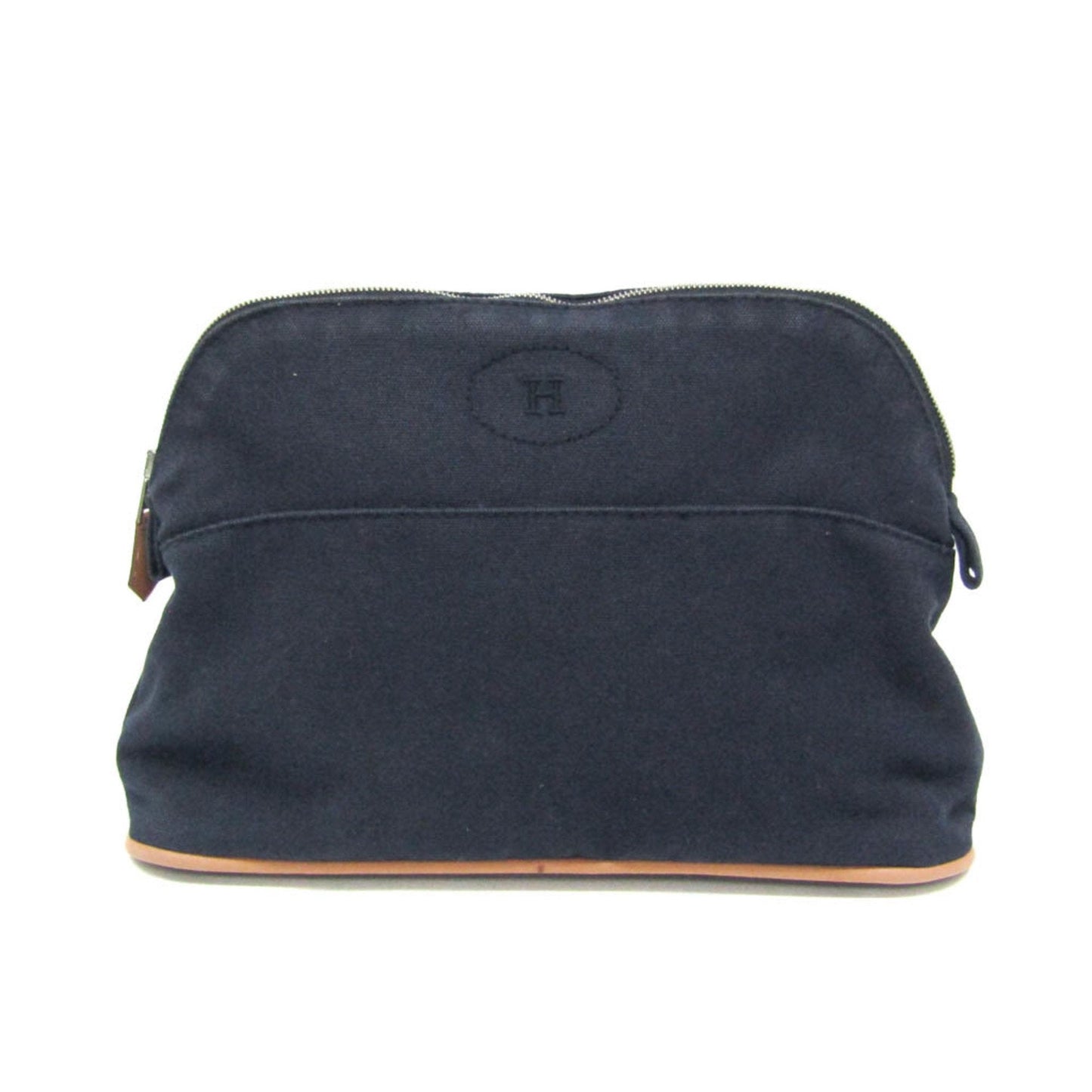 Hermes Bolide Navy Cotton Pouch ( )