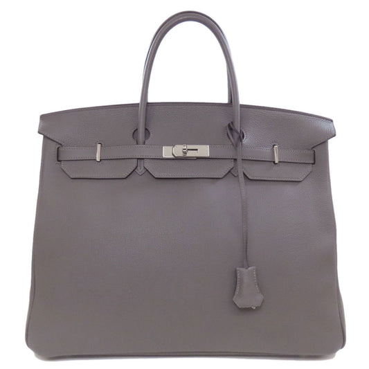 Hermes Gray Togo Leather Handbag ( )