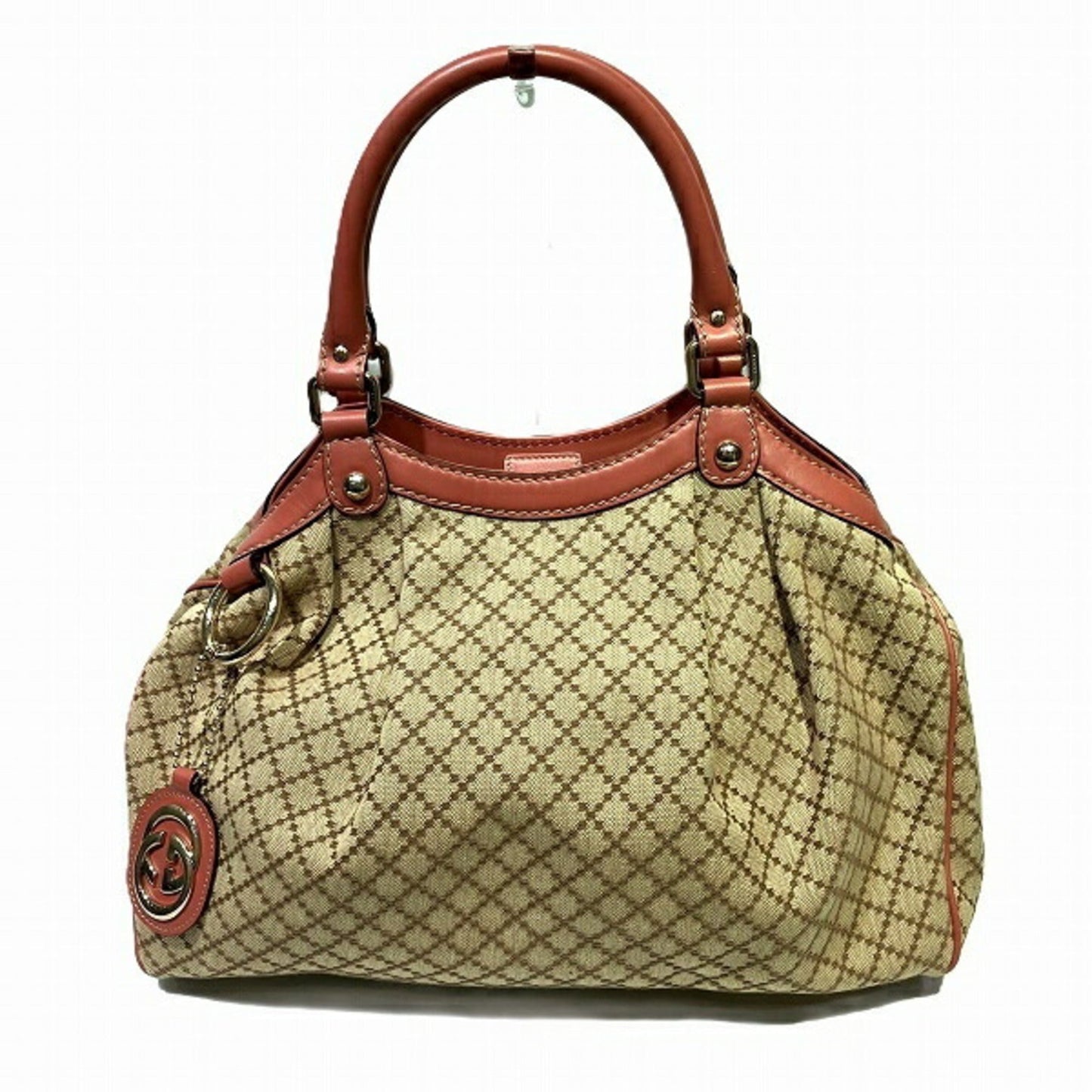 Gucci Leather Canvas Tote