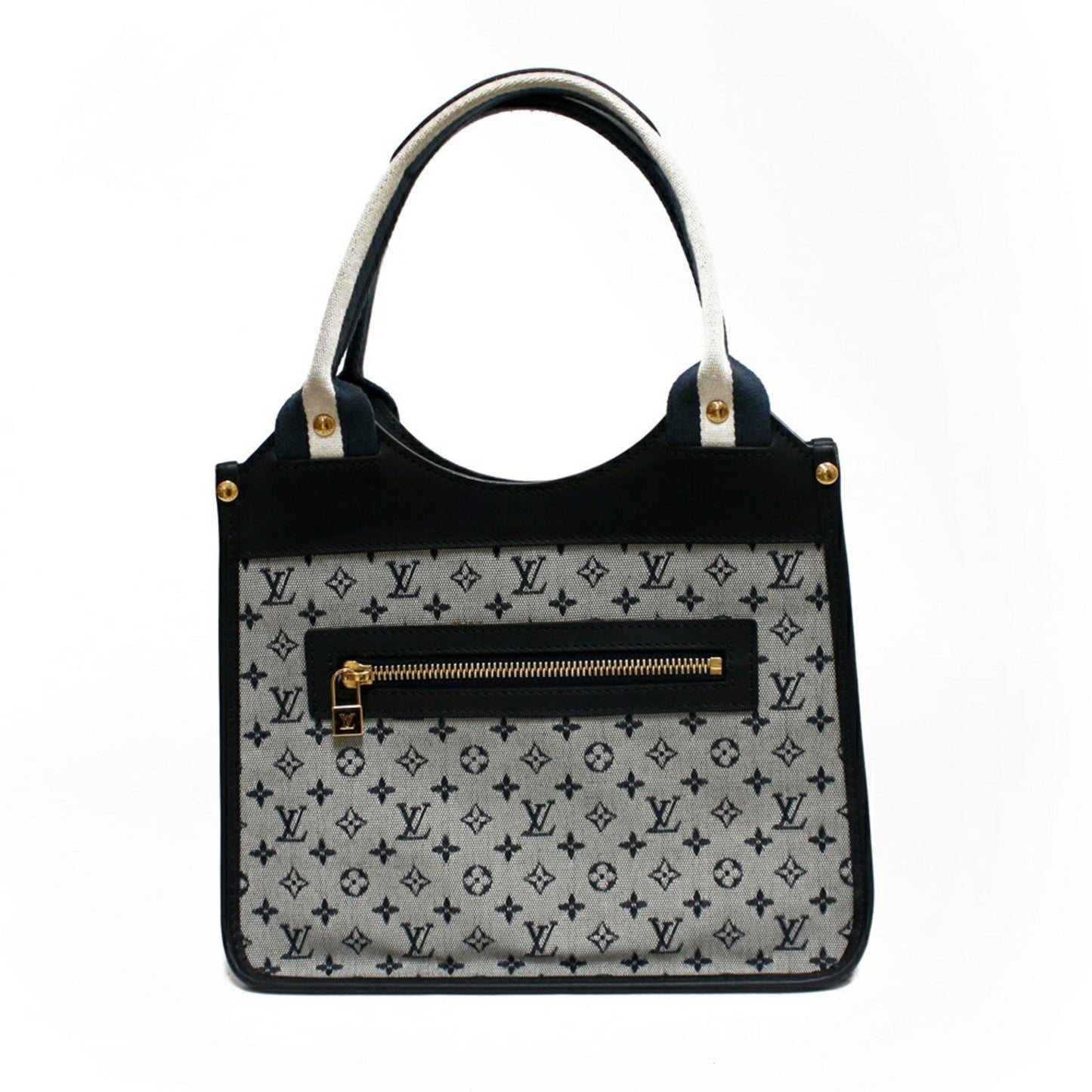 Louis Vuitton Handbag Monogram Mini Sack Catline Blue Ladies Canvas