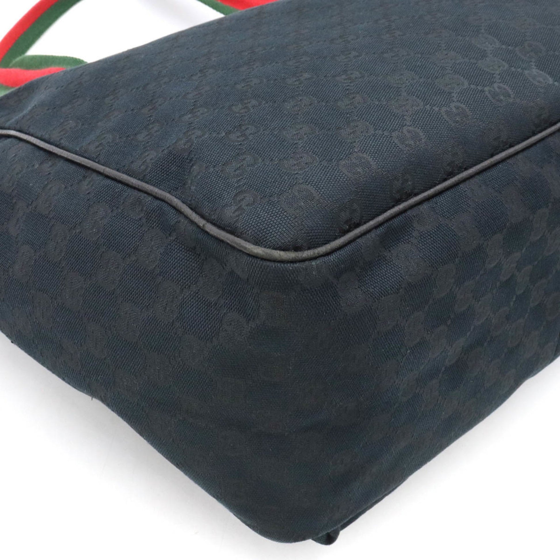 Gucci Leather Canvas Tote