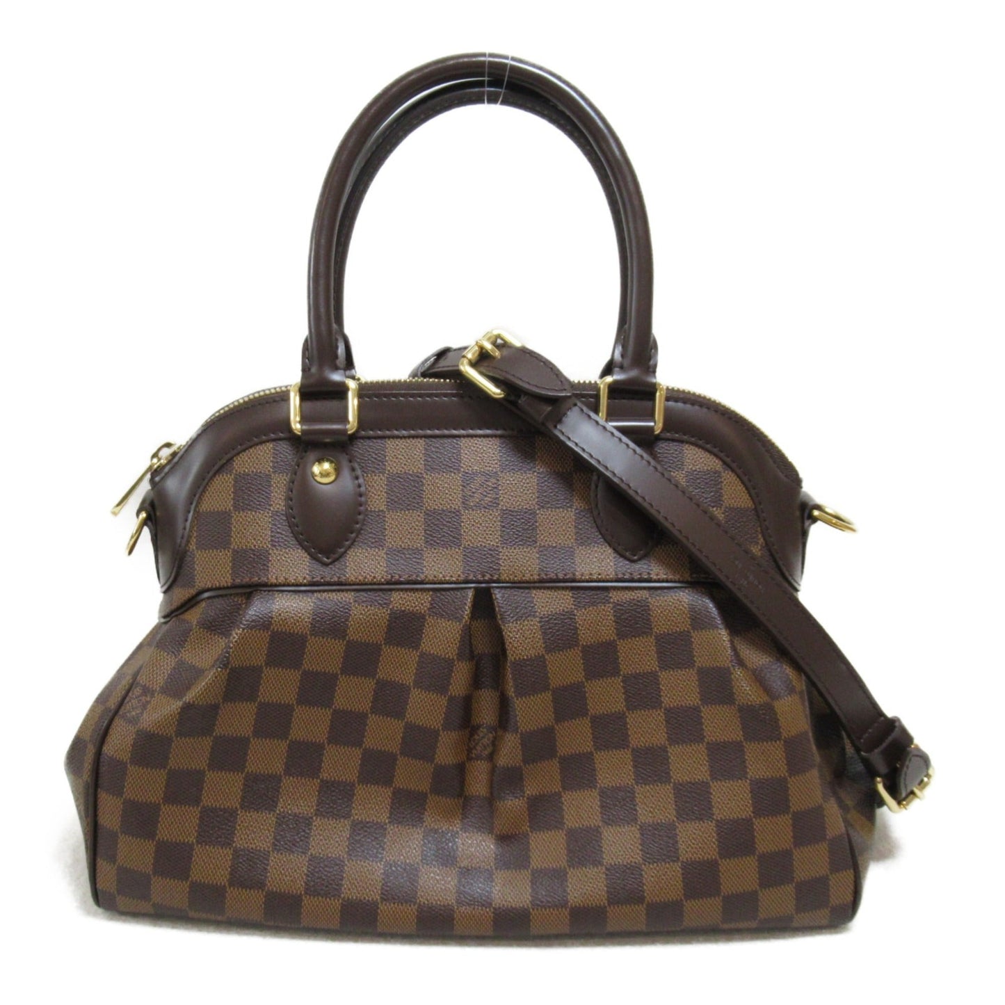 Louis Vuitton Trevi 2wayShoulder Bag Brown Ebene Damier PVC coated canvas