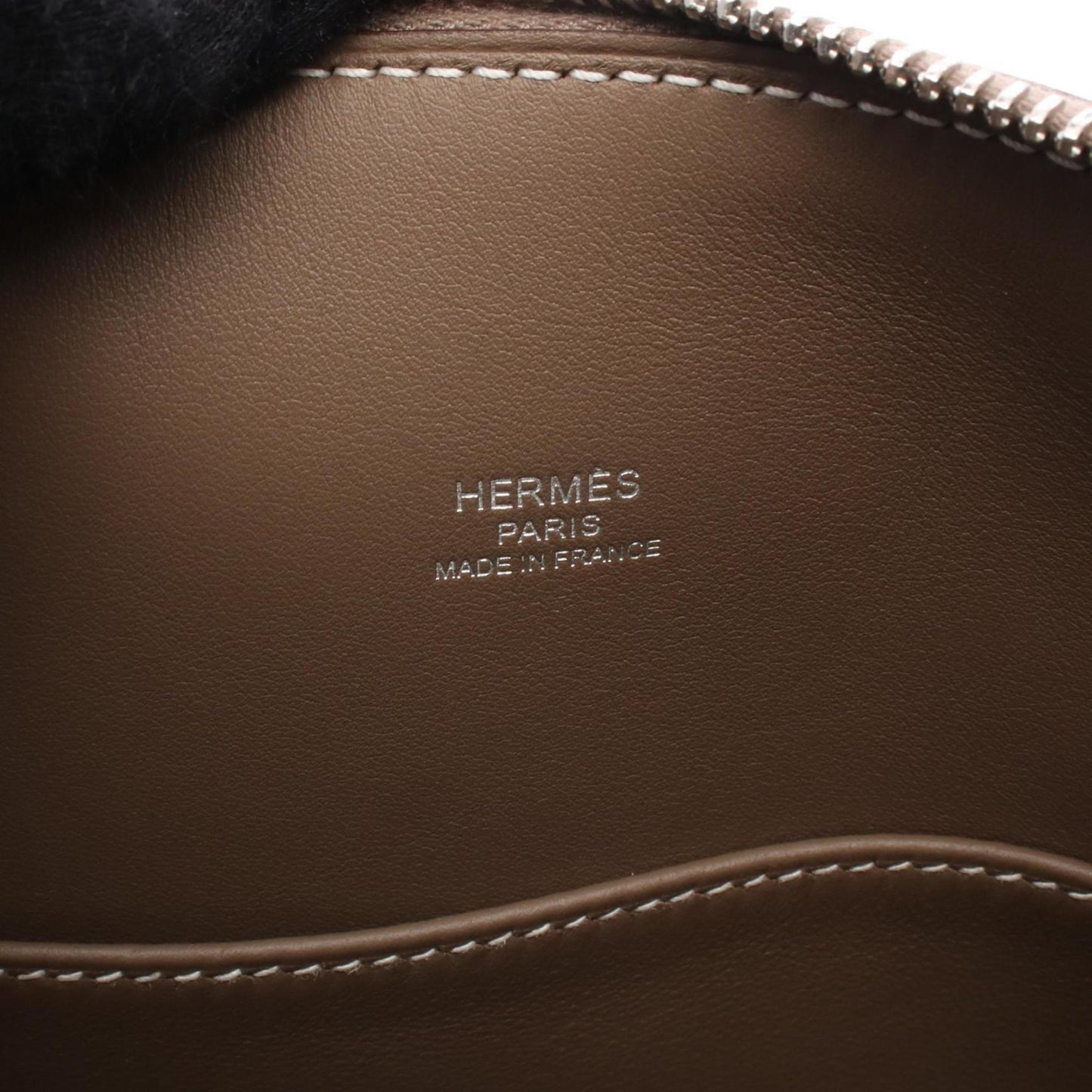 Hermes Brown Epsom Leather Handbag ( )