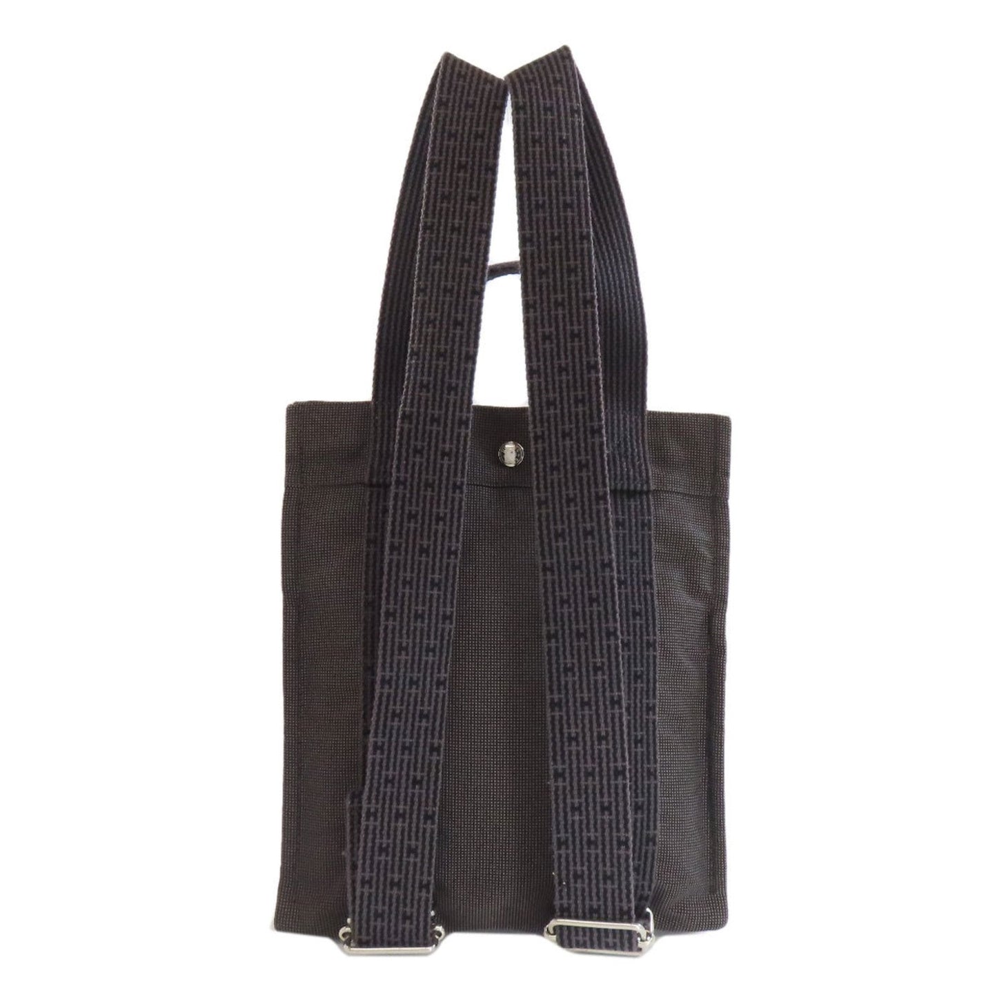 Hermes Gray Canvas Backpack ( )